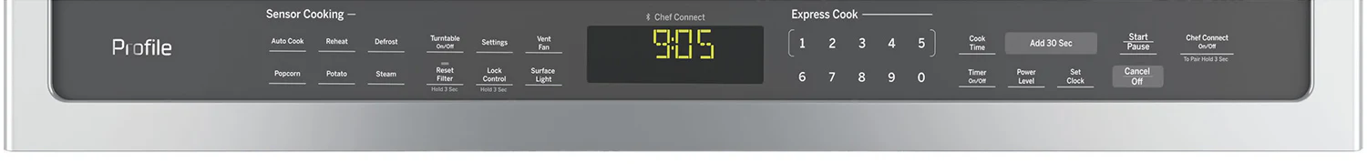 GE 2.1 Cu. Ft. Over-the-Range Microwave - PVM2188SJC - Image 4