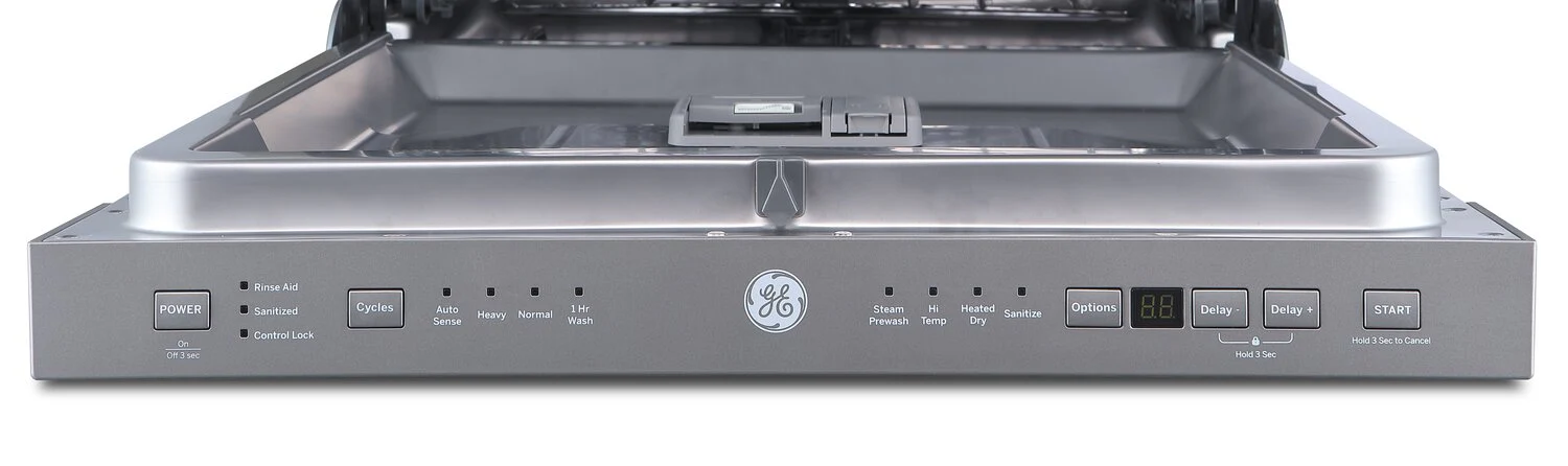 GE 24" Built-In Top Control Dishwasher with Stainless Steel Tub - GBP534SSPSS - Image 3