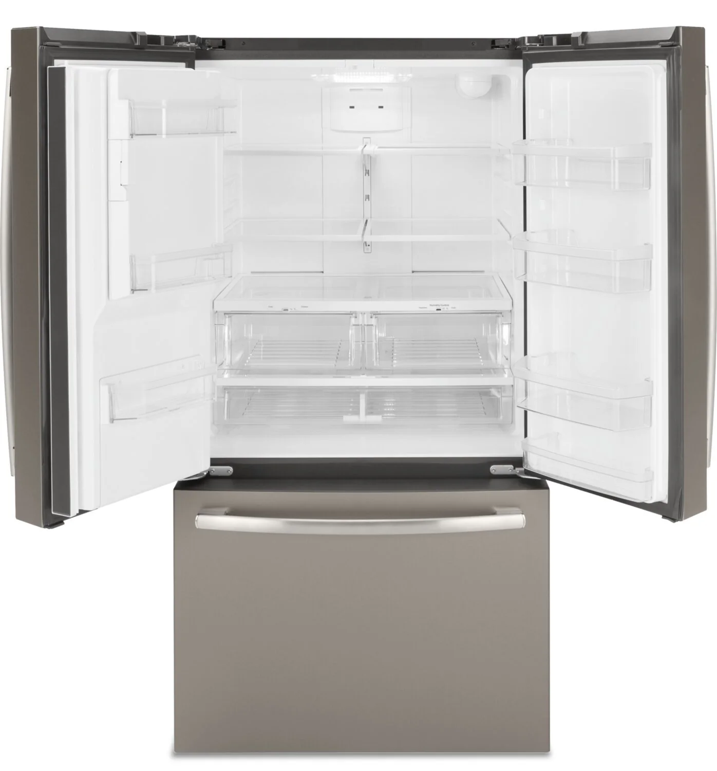 GE 25.5 Cu. Ft. French-Door Refrigerator with Exterior Ice and Water - GFE26JMMES - Image 2