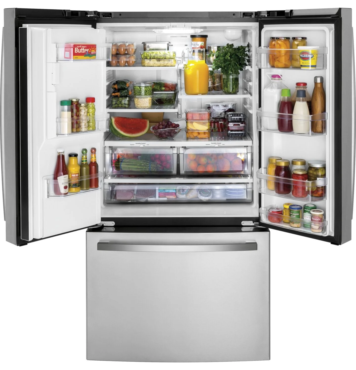 GE 25.6 Cu. Ft. French-Door Refrigerator with External Water Dispenser - GFE26JYMFS - Image 5