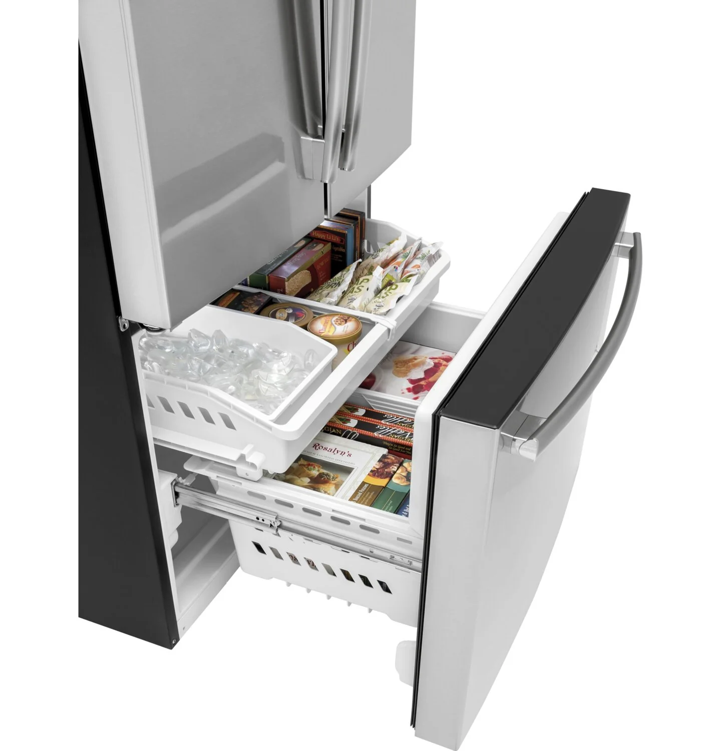 GE 27 Cu. Ft. French-Door Refrigerator with Internal Water Dispenser - GNE27JYMFS - Image 7