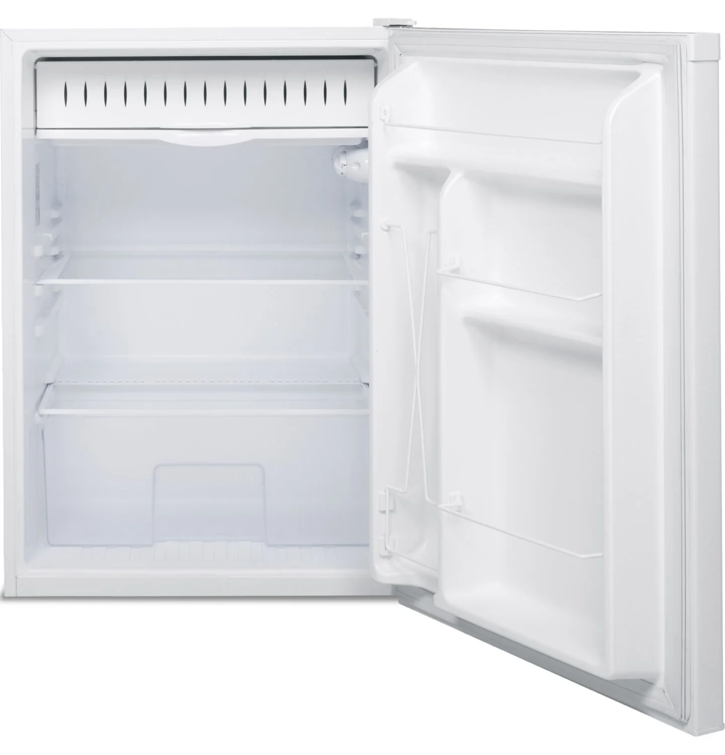 GE 5.6 Cu. Ft. Compact Refrigerator with Can Rack - GCE06GGHWW - Image 2