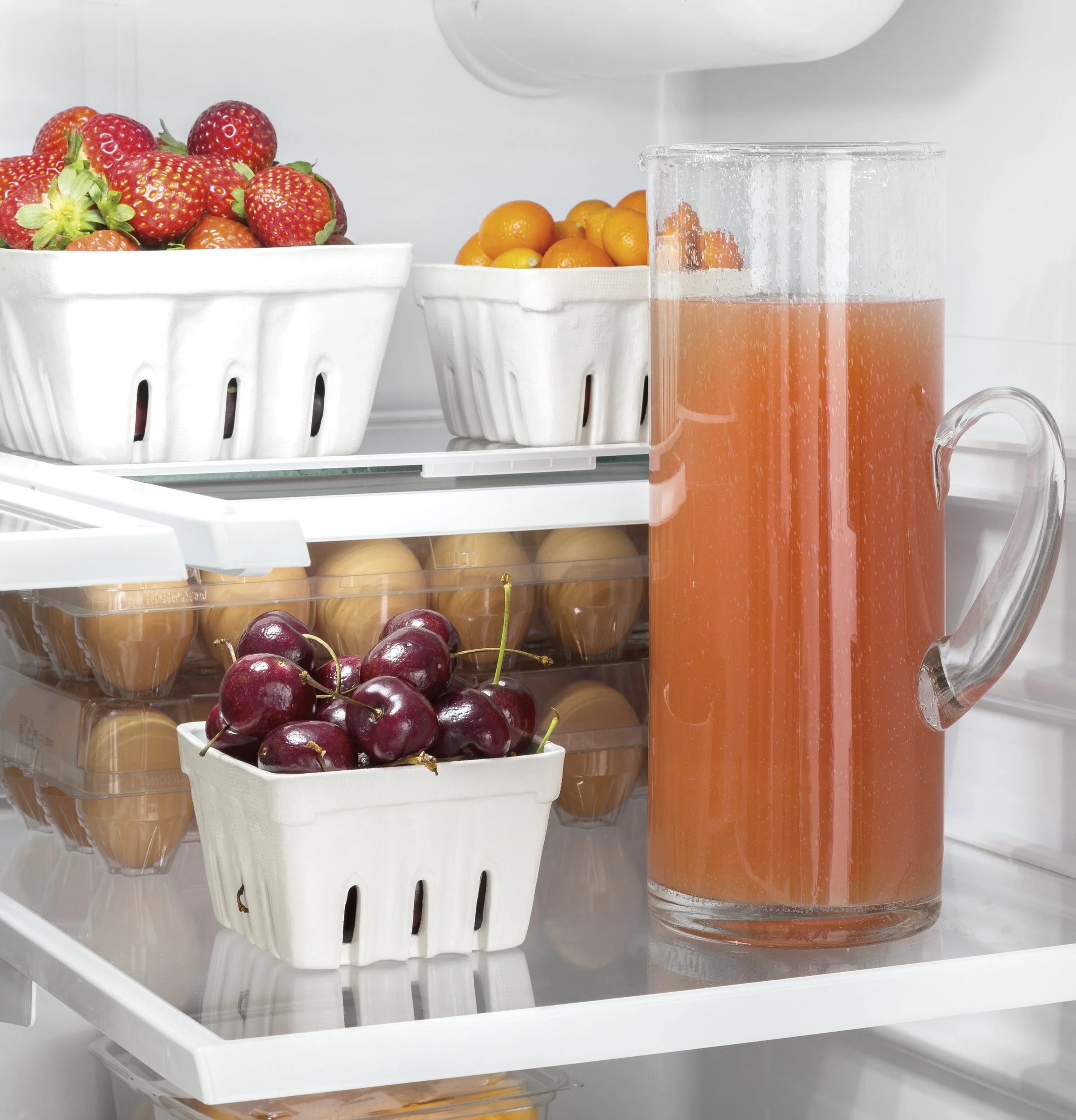GE Black French Door Refrigerator (27 Cu. Ft.) - GNE27JGMBB - Image 3