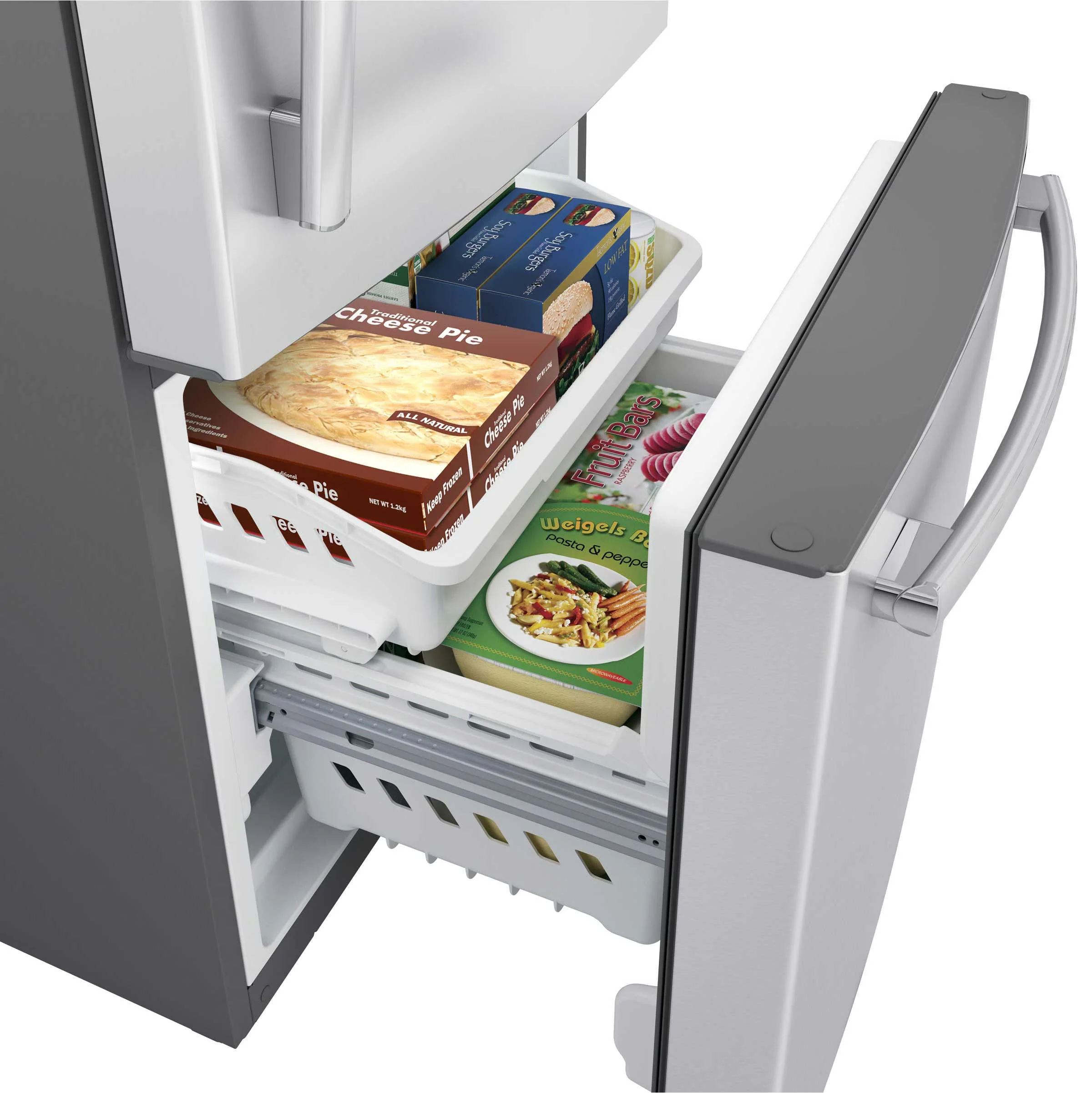 GE Fingerprint Resistant Stainless 30" Bottom-Mount Refrigerator (20.9 cu ft)- GDE21DYRKFS - Image 5