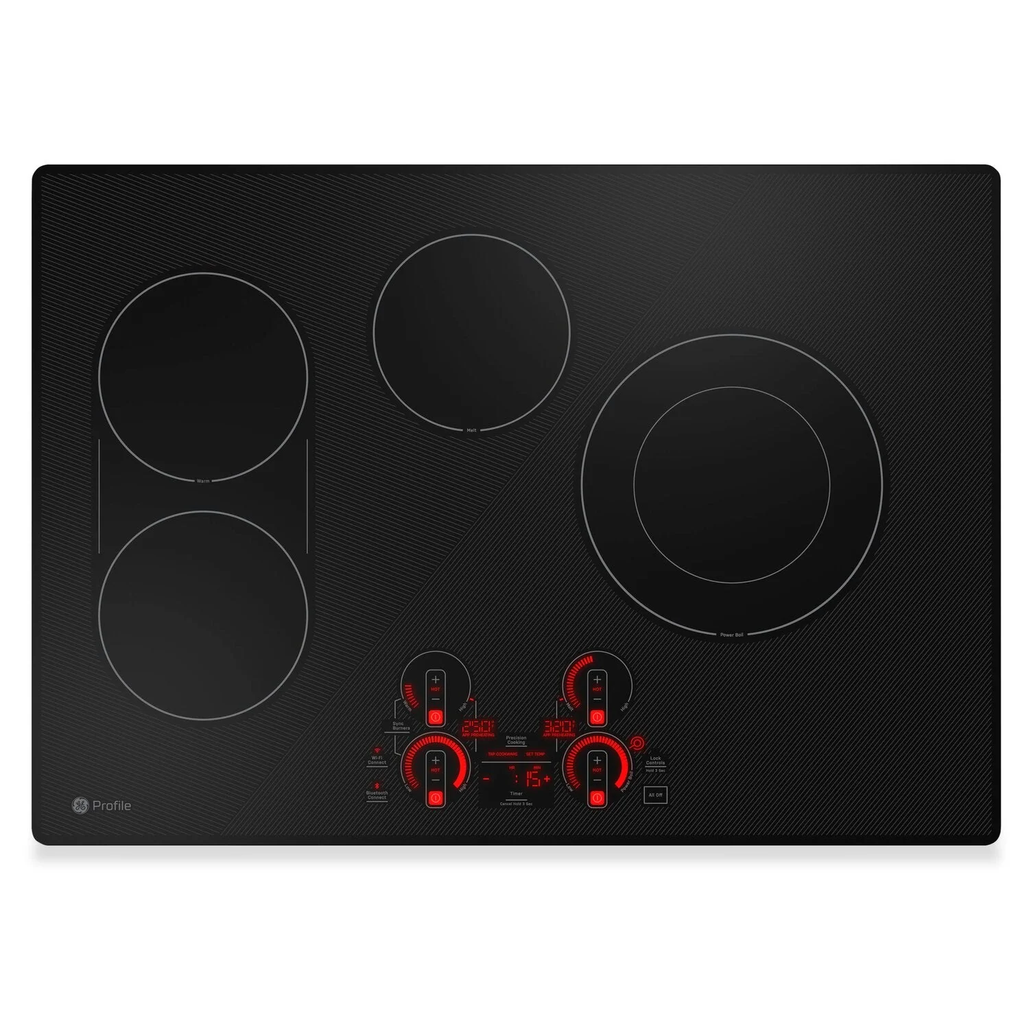GE Profile 30" Electric Cooktop with Touch Control - PEP7030DTBB - Image 2