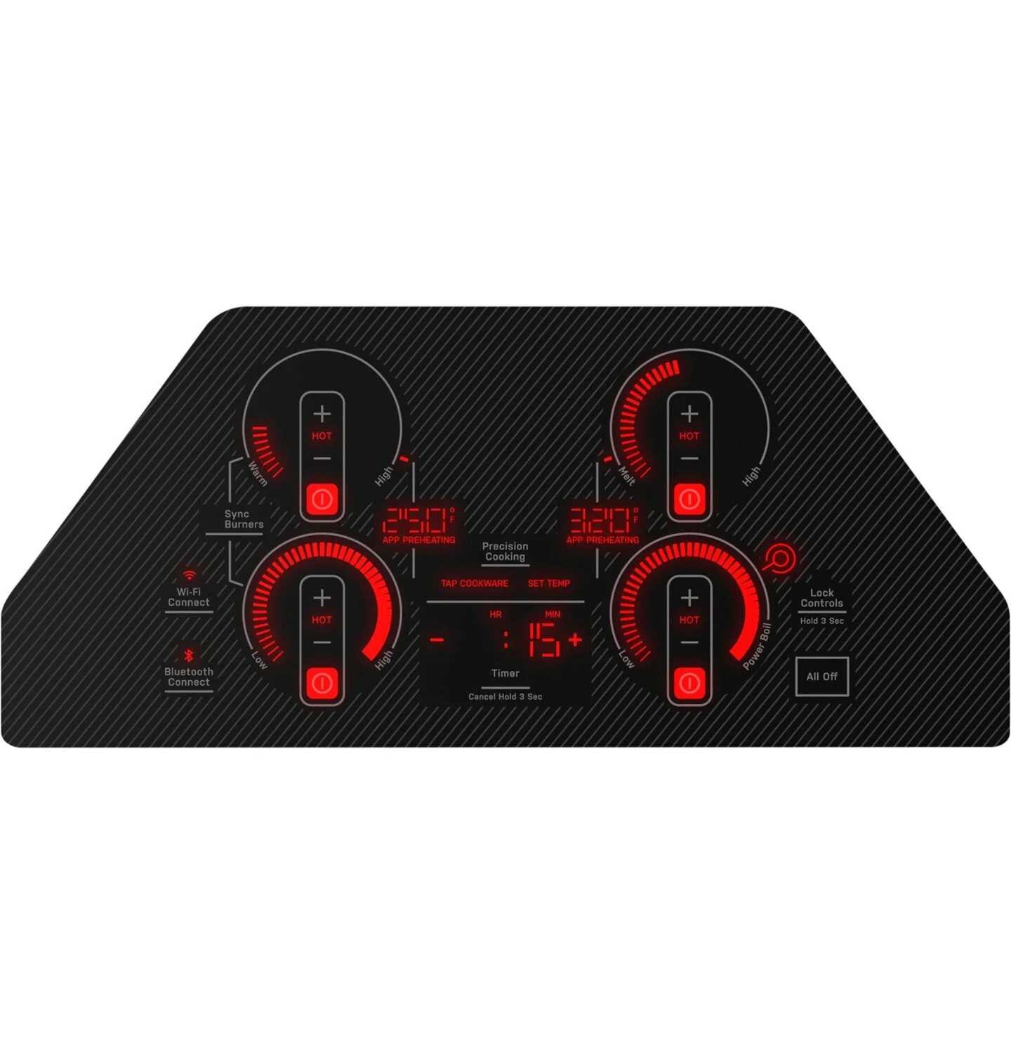 GE Profile 30" Electric Cooktop with Touch Control - PEP7030DTBB - Image 4