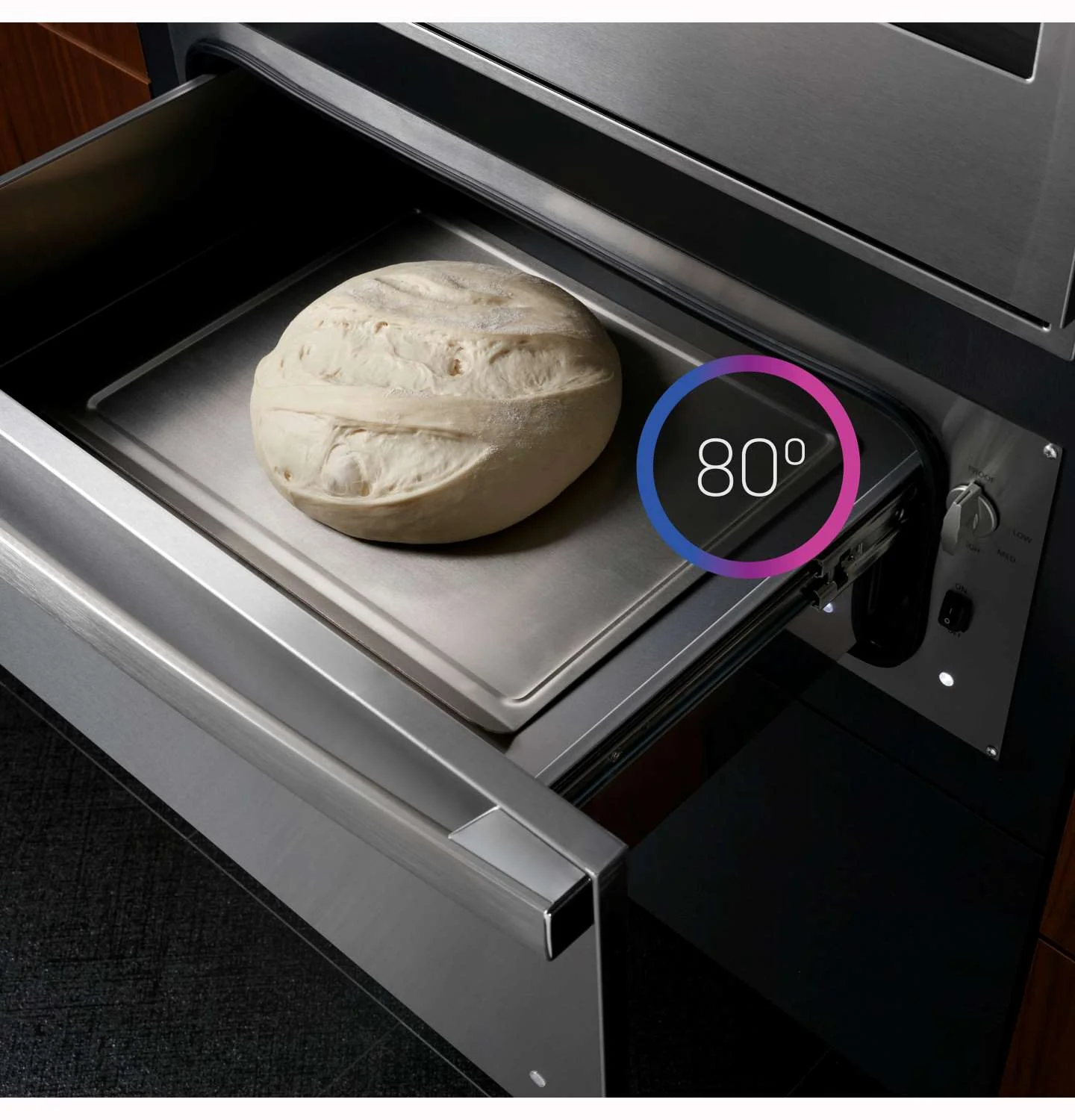 GE Profile 30in Stainless Steel Warming Drawer (1.9cu ft) - PTW9000SPSS - Image 8