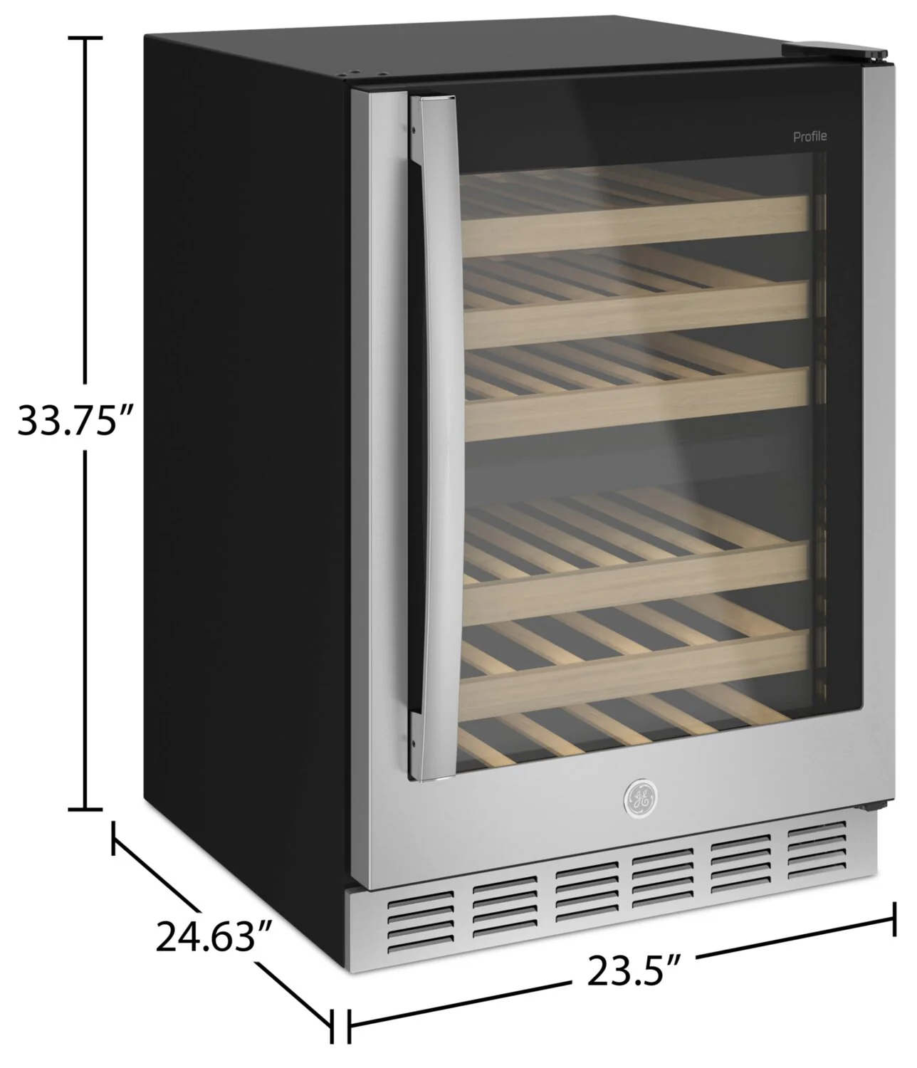 GE Profile 4.8 Cu. Ft. 44-Bottle Wine Centre - PWS06DSPSS - Image 8
