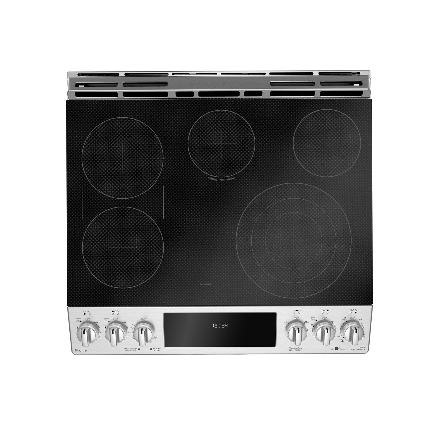 GE Profile 5.3 Cu. Ft. Electric Range with True European Convection - PCS940YMFS - Image 3