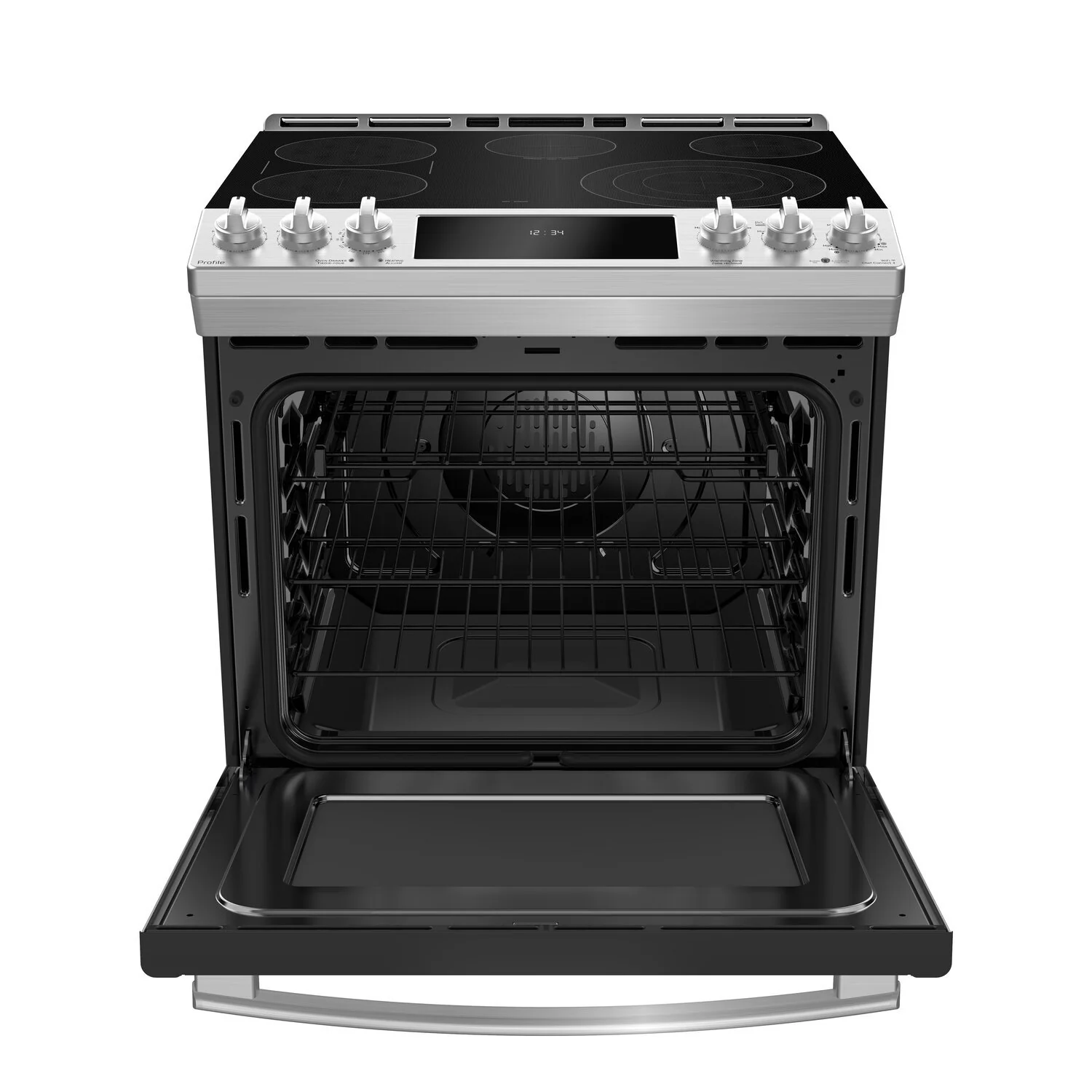 GE Profile 5.3 Cu. Ft. Electric Range with True European Convection - PCS940YMFS - Image 4