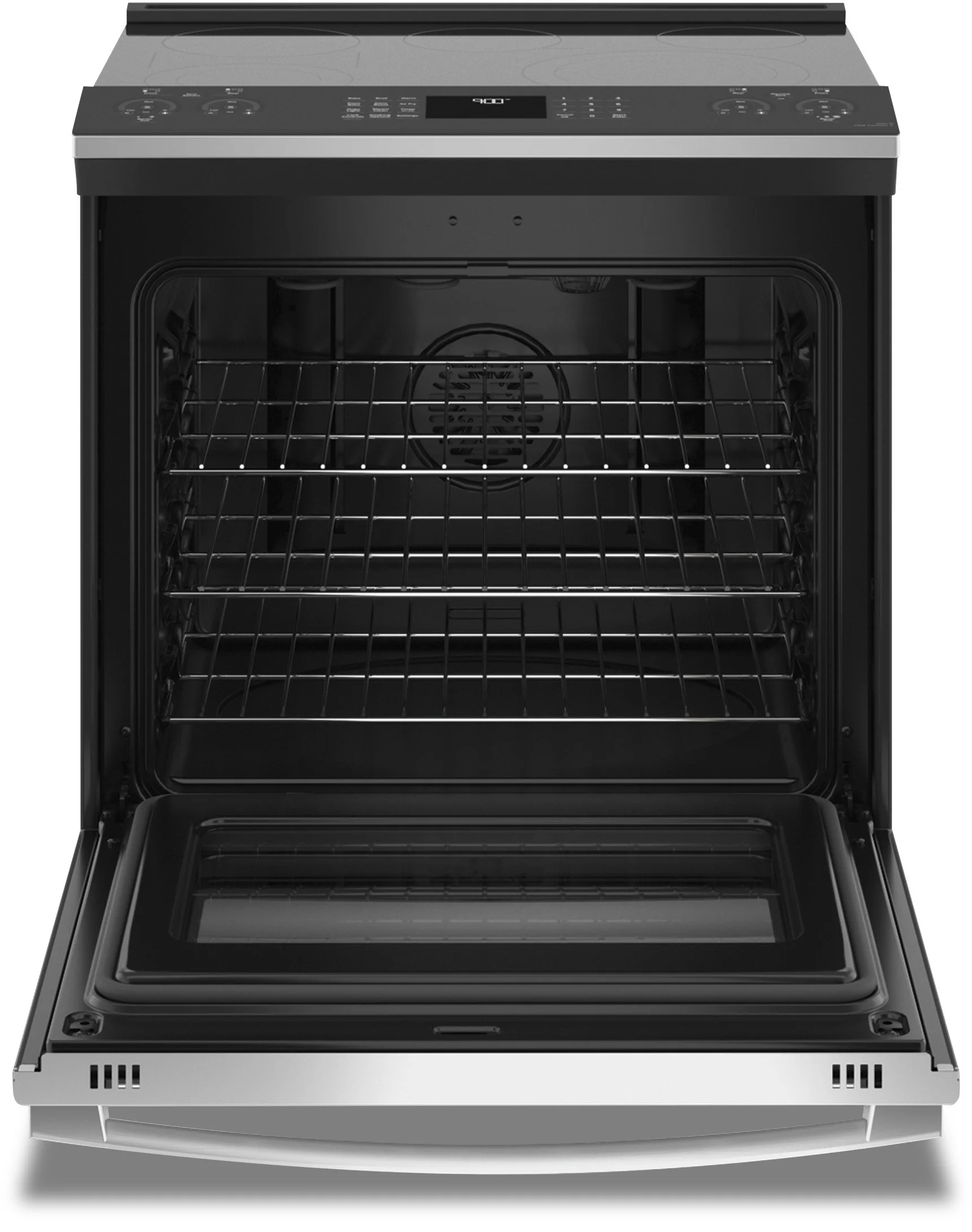 GE Profile 5.3 Cu. Ft. Smart Electric Range with No Preheat Air Fry - PSS93YPFS - Image 2