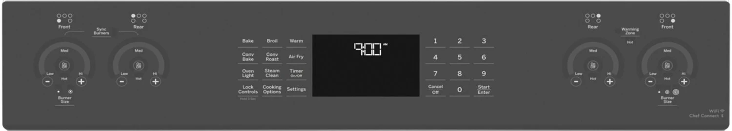 GE Profile 5.3 Cu. Ft. Smart Electric Range with No Preheat Air Fry - PSS93YPFS - Image 4