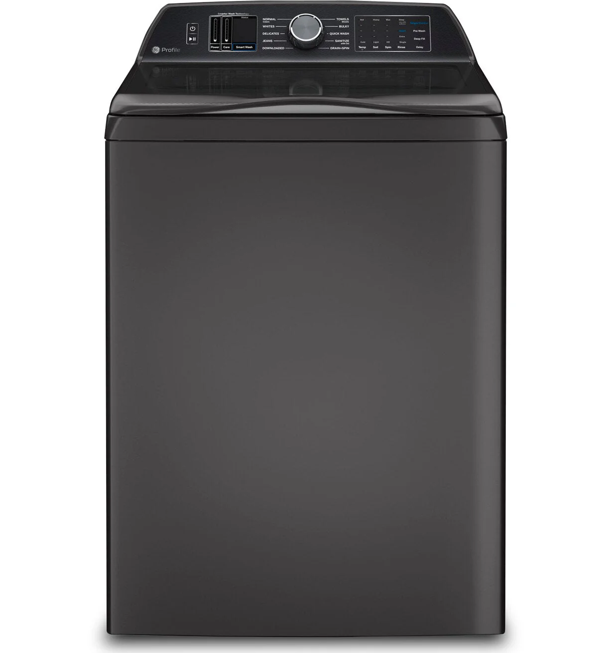 GE Profile 6.2 Cu. Ft. Top-Load Washer and 7.4 Cu. Ft. Electric Dryer - PTW700BPTDG/PTD70EMBMDG - Image 2
