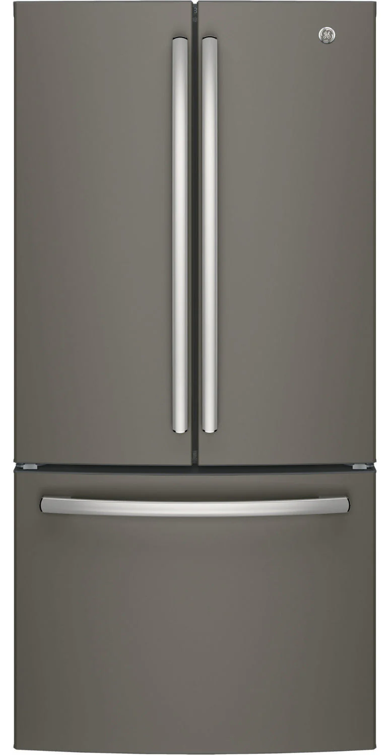 GE Slate Counter-Depth French Door Refrigerator (18.6 Cu. Ft.) - GWE19JMLES
