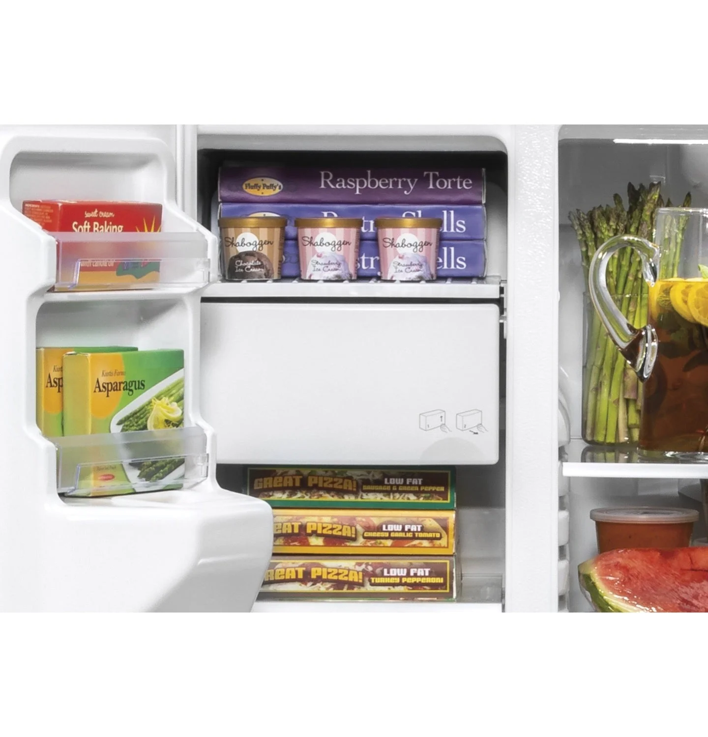 GE Stainless Steel Side-By-Side Refrigerator (25.1 Cu.Ft) - GSS25IYNFS - Image 6
