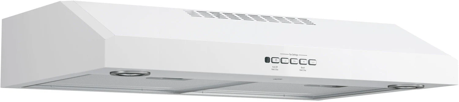 GE White 30" 4-Speed Under-the-Cabinet Range Hood - JVX5300DJWWC - Image 3