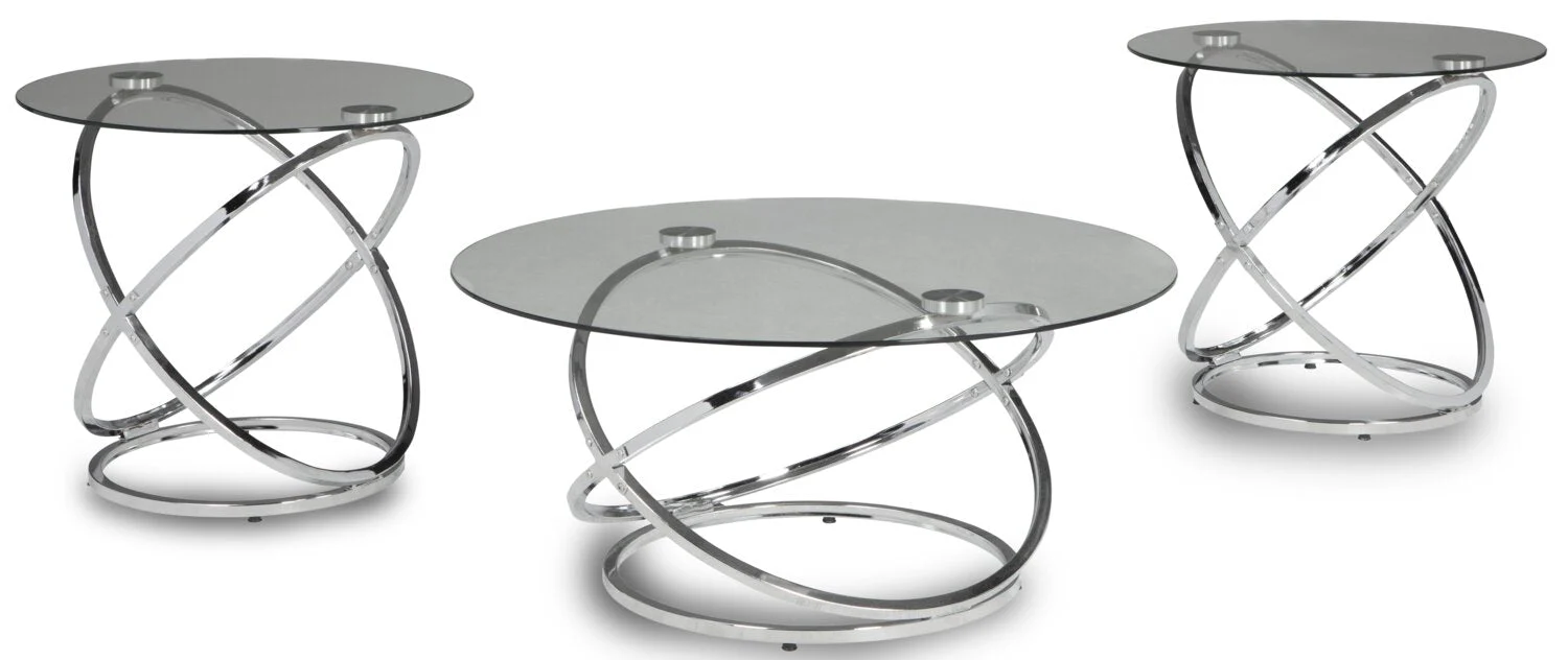 Gloria 3-Piece Coffee and Two End Tables Package