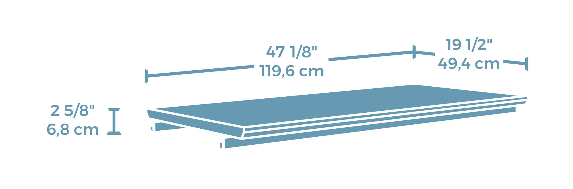 Grand Ravine Commercial Grade Desk Bridge - Image 3