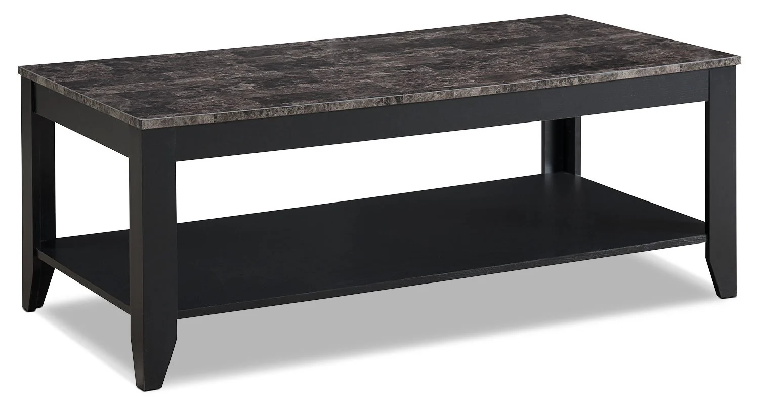 Hadleigh 3-Piece Coffee and Two End Tables Package - Black - Image 3