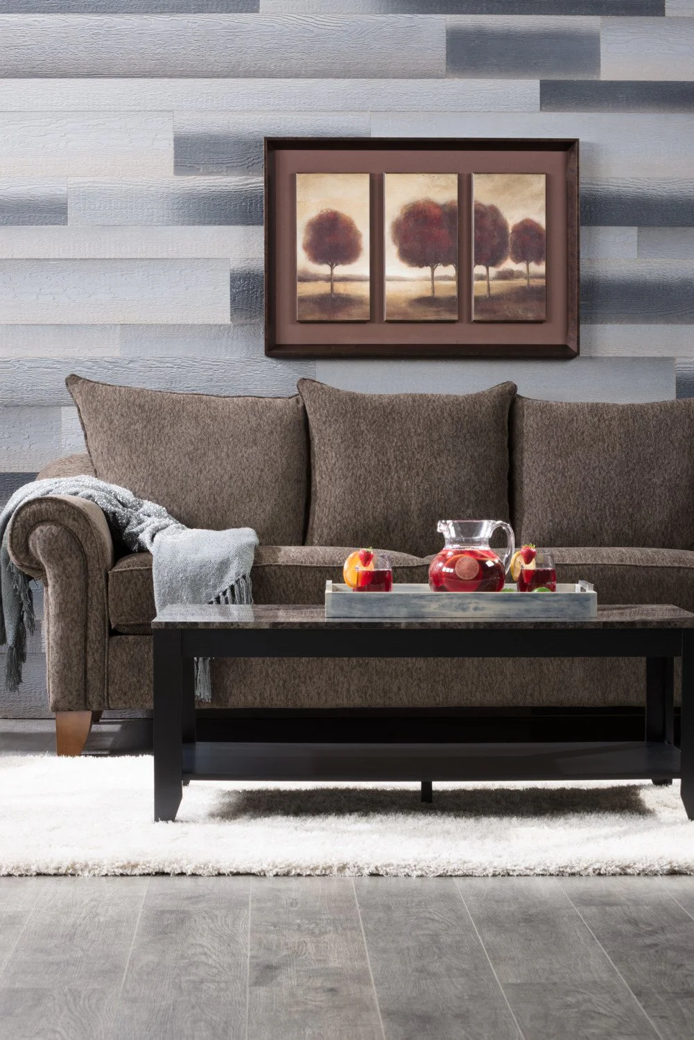 Hadleigh 3-Piece Coffee and Two End Tables Package - Black - Image 8