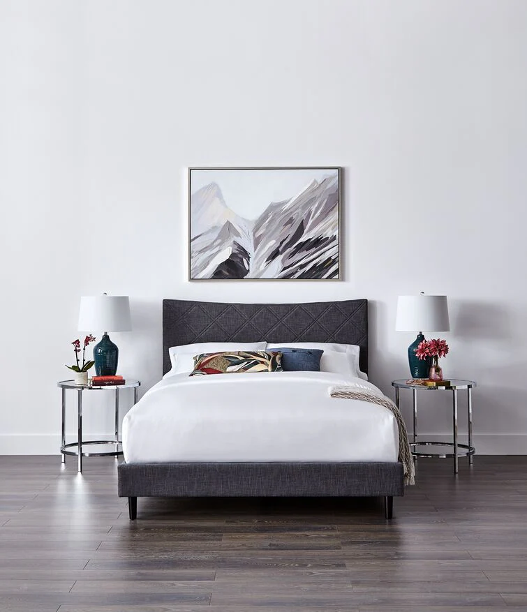 Halifax King Bed - Dark Grey - Image 2