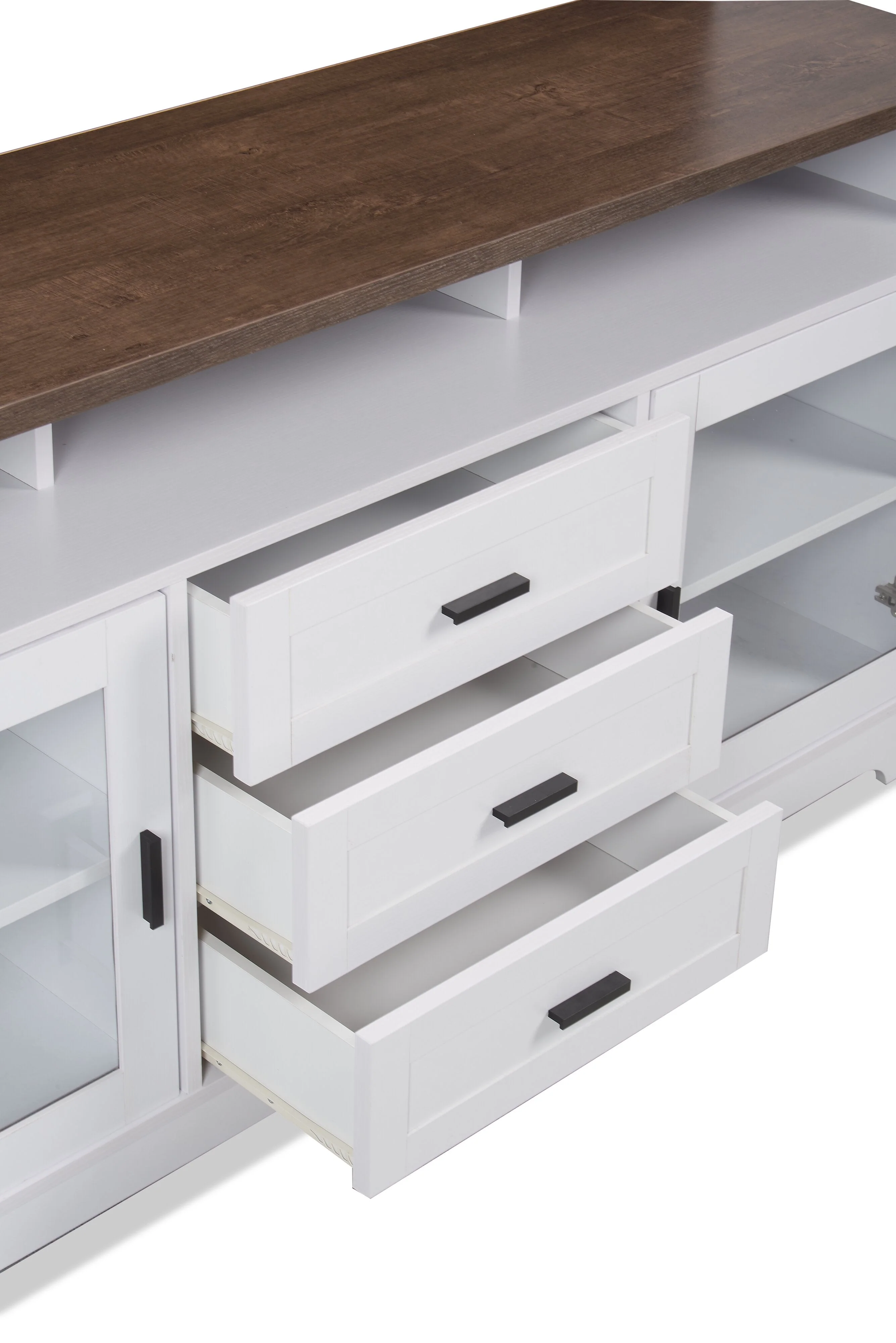 Hallett 3-Piece Entertainment Centre with 60" TV Opening - White - Image 6