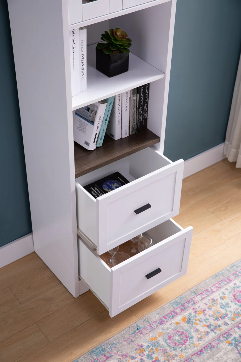 Hallett 3-Piece Entertainment Centre with 60" TV Opening - White - Image 9