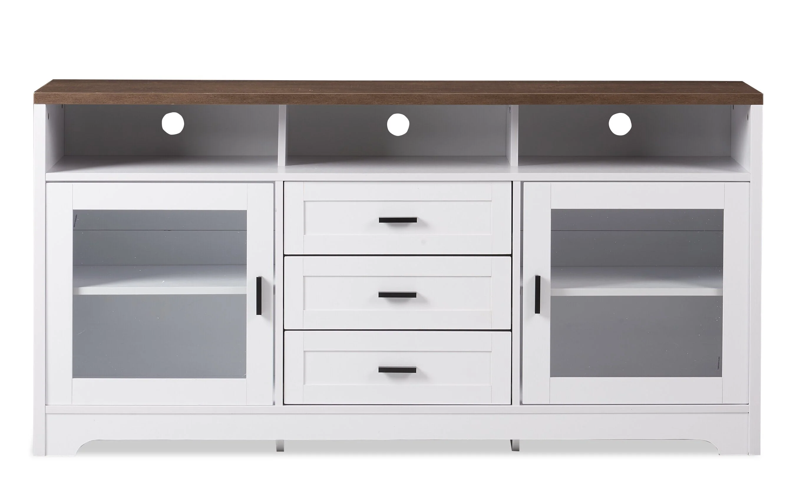 Hallett 60" TV Stand - White - Image 3