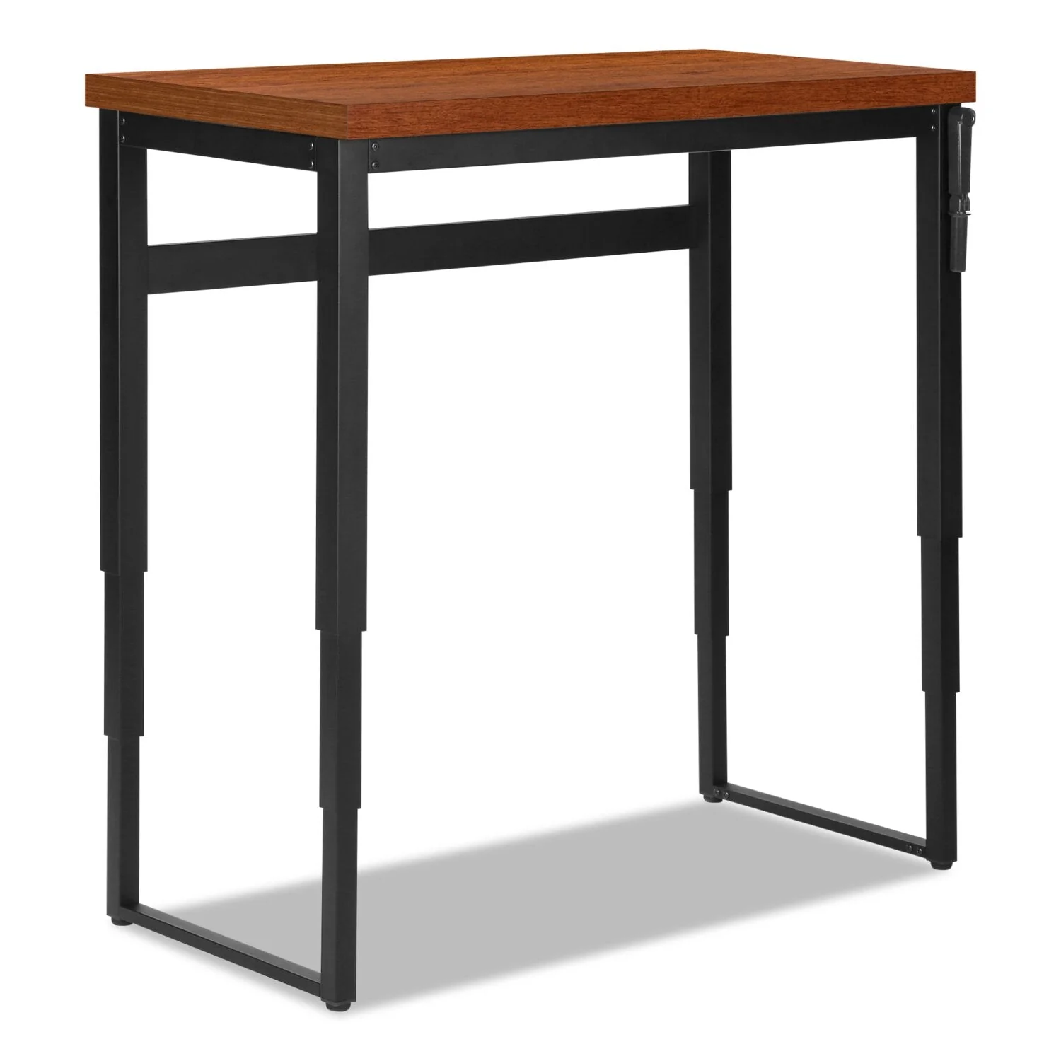 Hayes Height-Adjustable Desk - Cherry - Image 2
