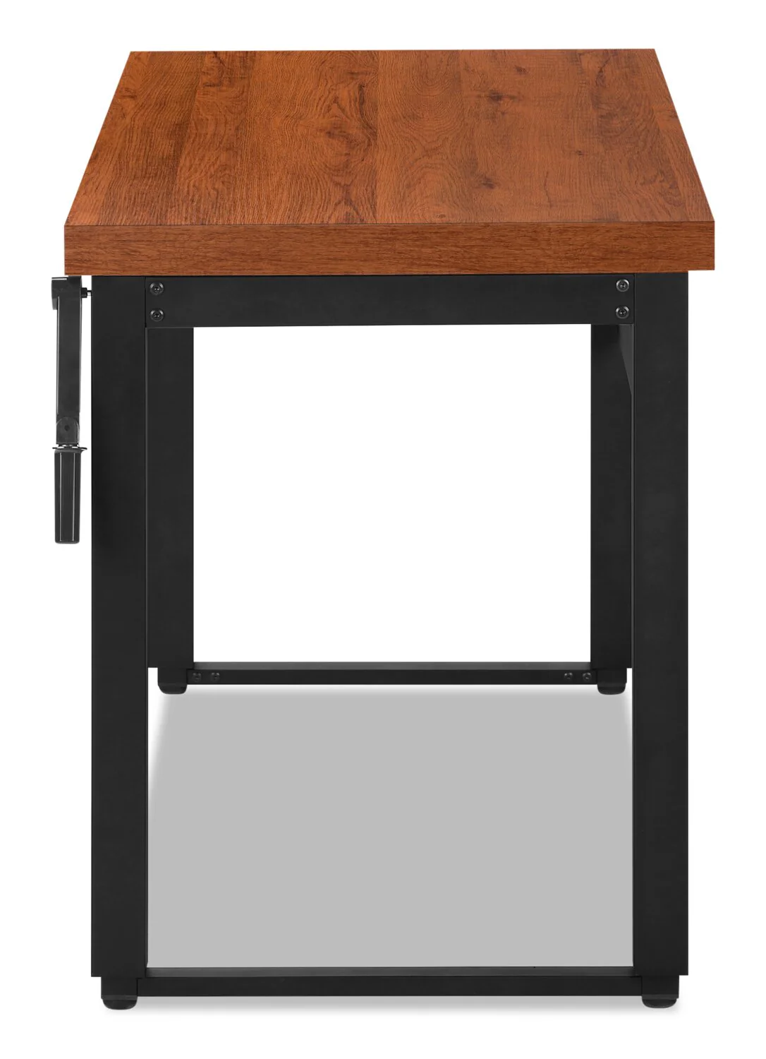 Hayes Height-Adjustable Desk - Cherry - Image 3