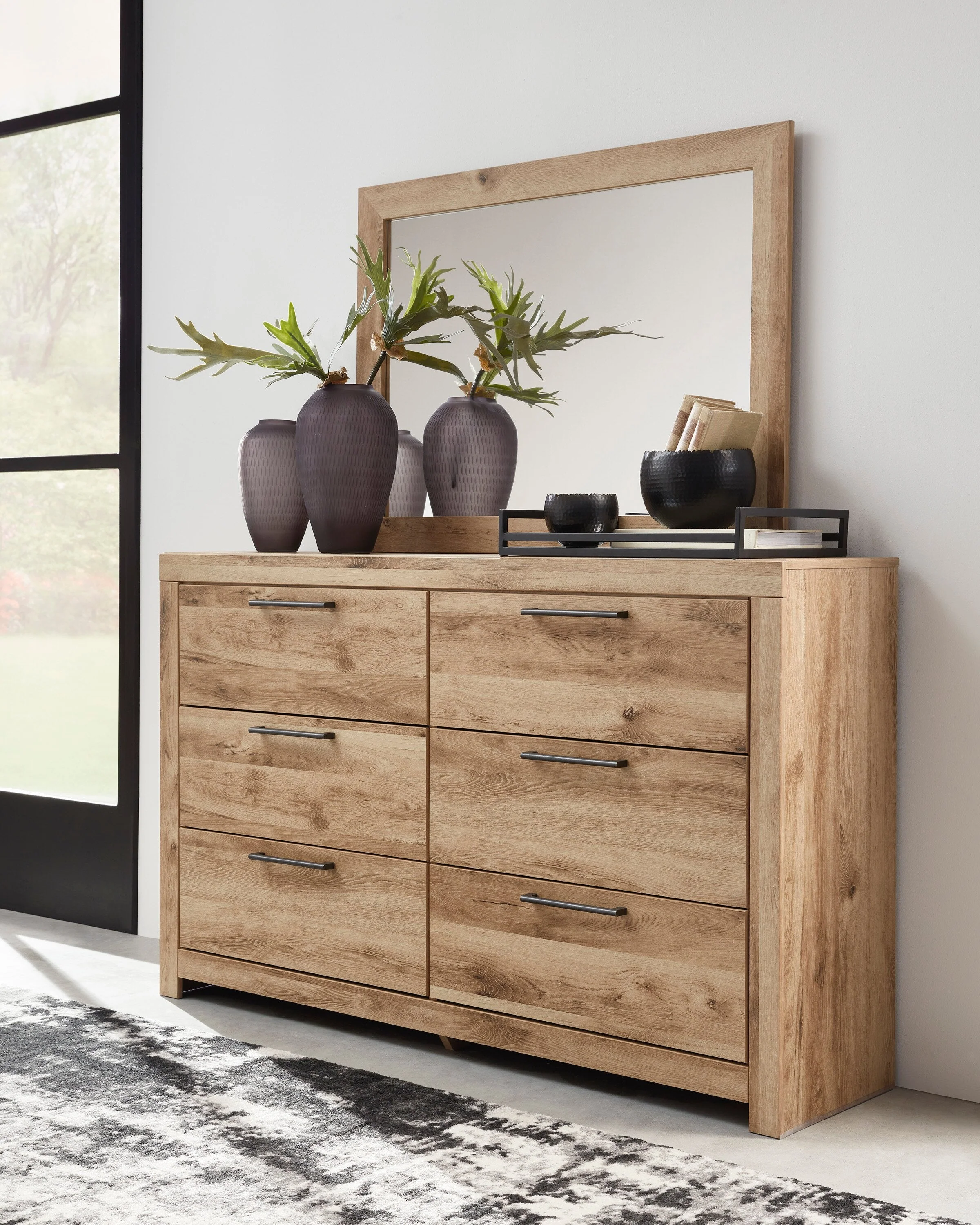 Henry 5-Piece King Bedroom Set - Light - Image 3