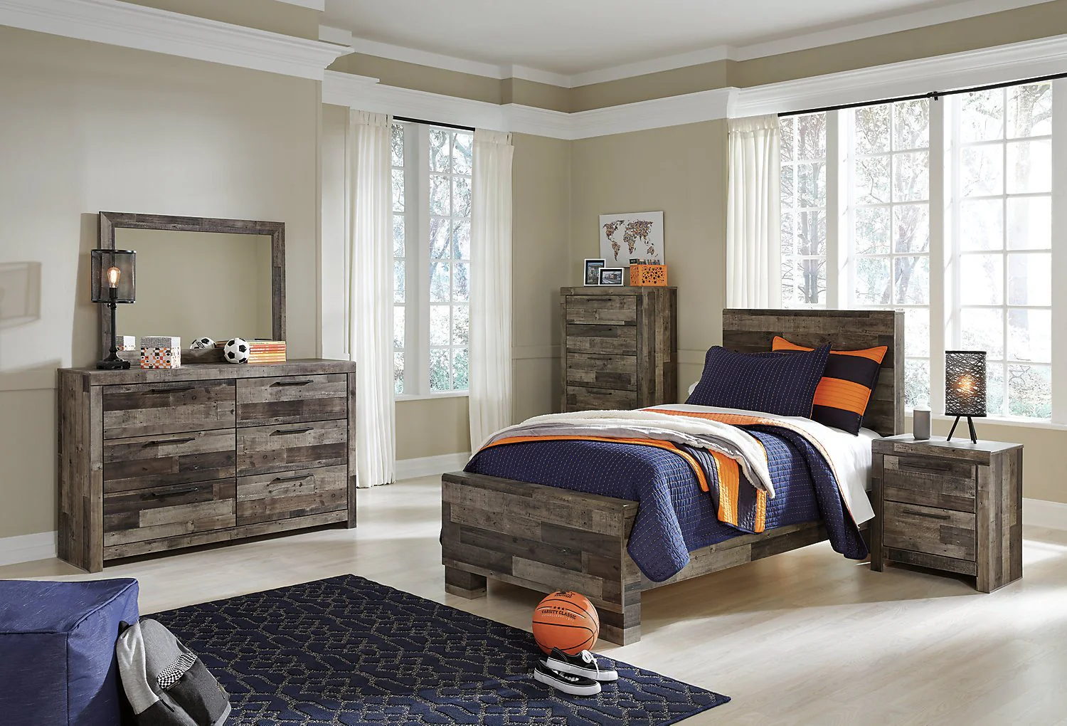 Henry 5-Piece Twin Bedroom Set - Image 4