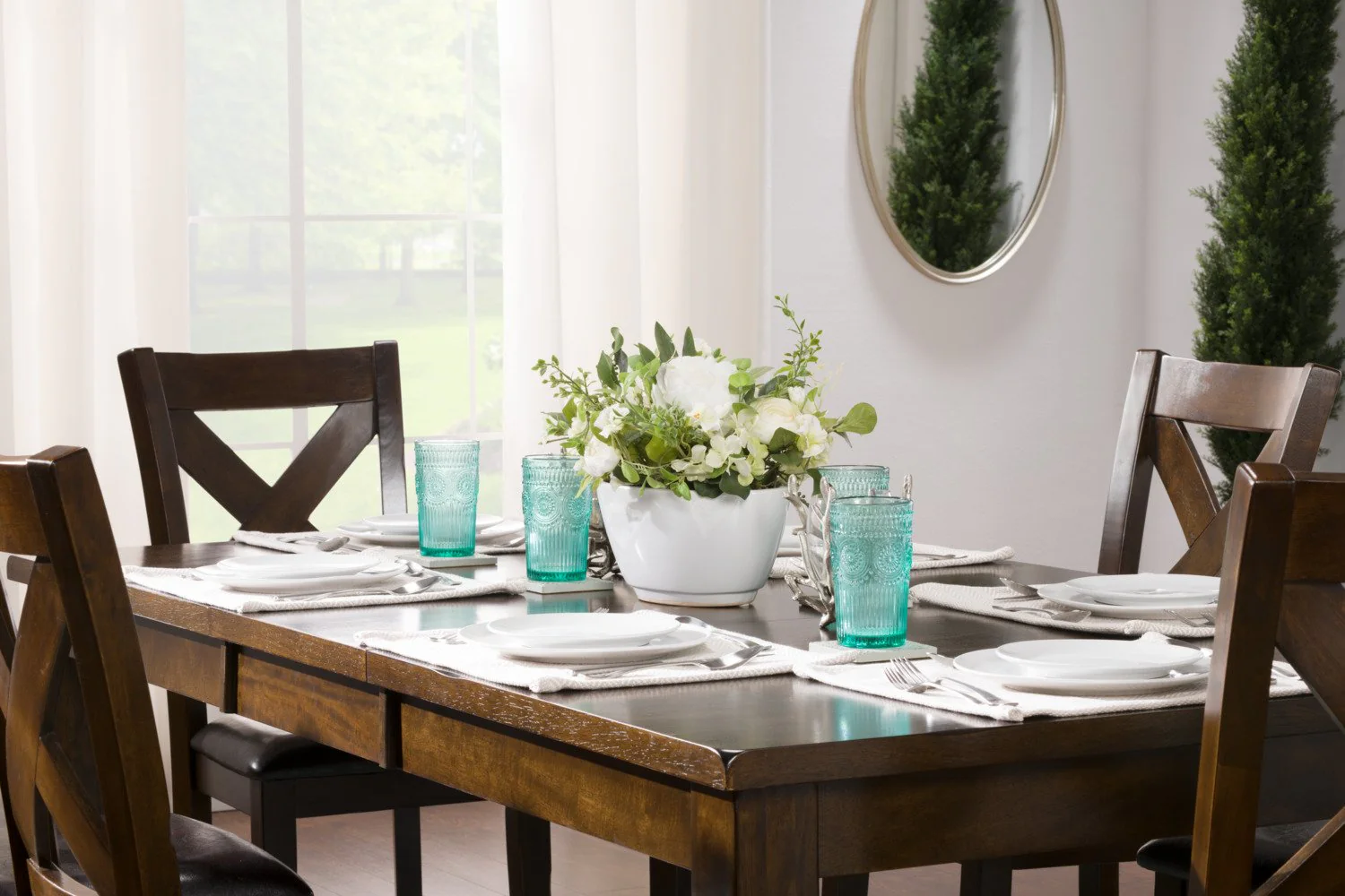 Hesparia Dining Chair - Brown - Image 6