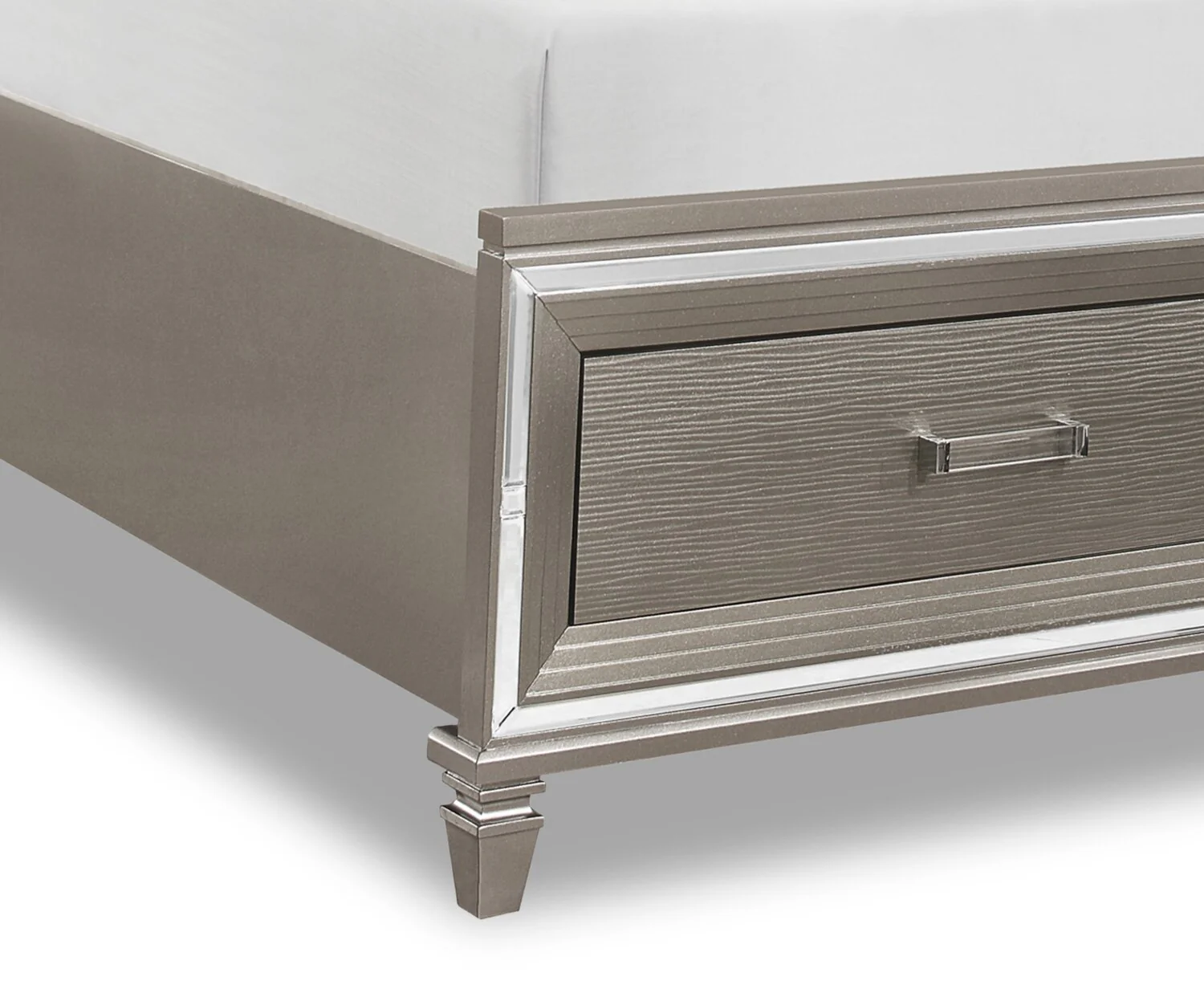 Hesperus 6-Piece Queen Bedroom Set - Silver - Image 5