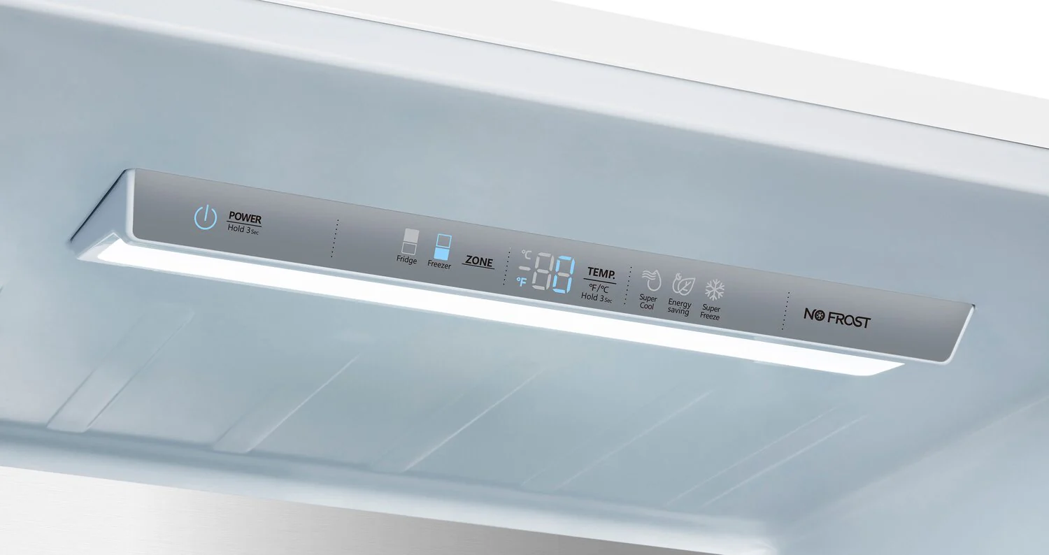 Hisense 14.7 Cu. Ft. Counter-Depth Bottom-Mount Refrigerator - RB15A2CWE - Image 4
