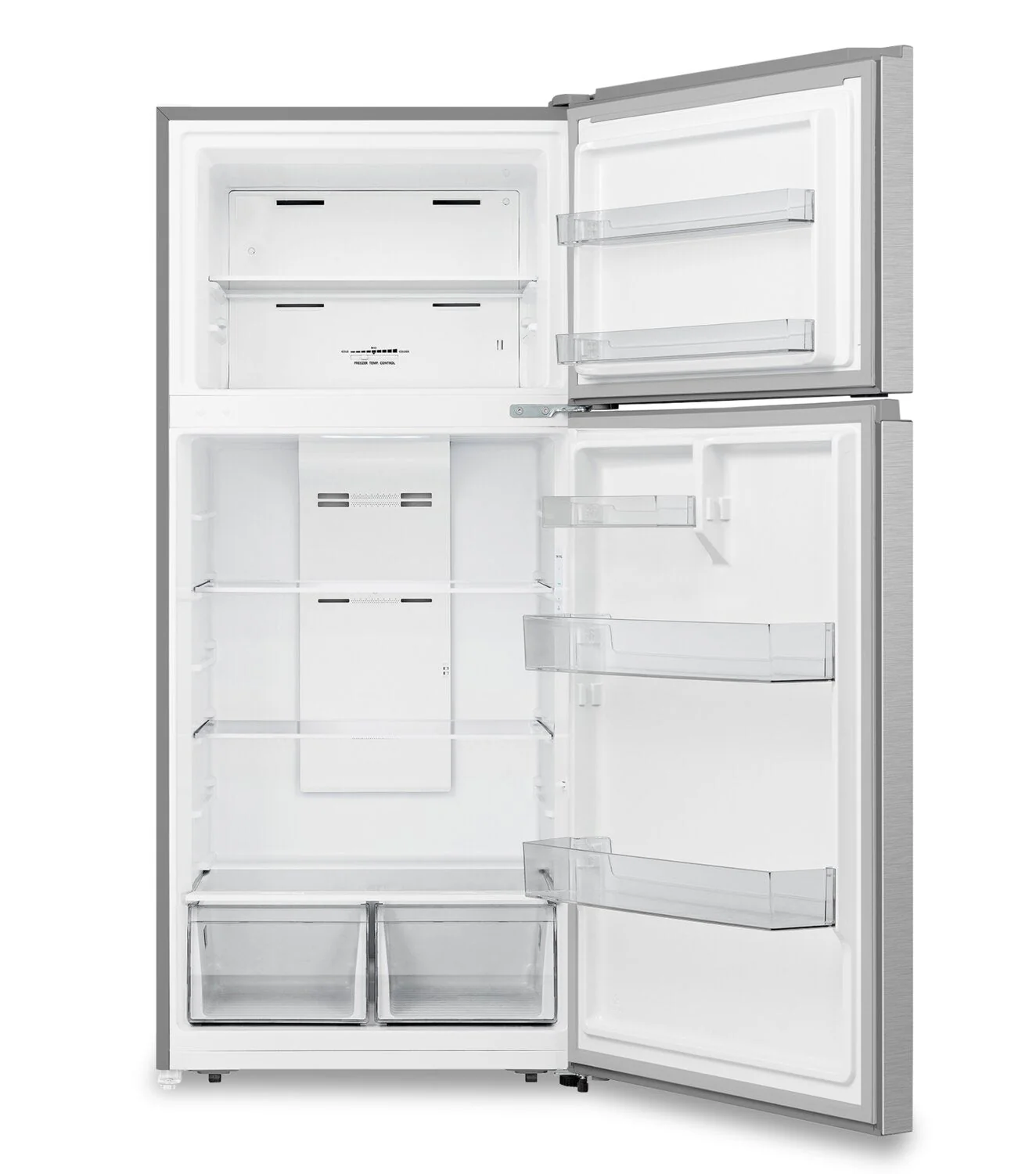Hisense 18 Cu. Ft. Top-Freezer Refrigerator - RT18A2FSD - Image 3