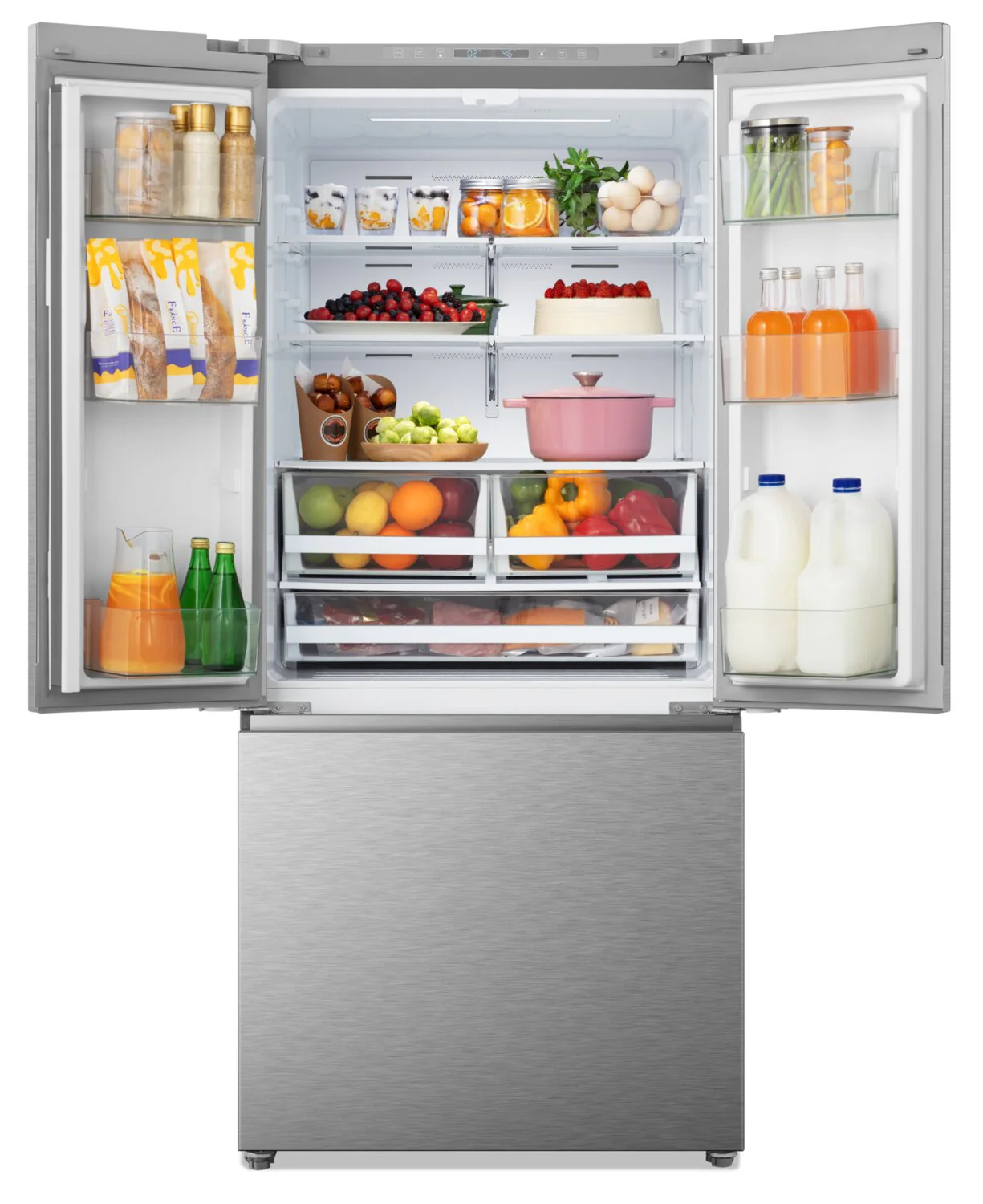 Hisense 20.8 Cu. Ft. French-Door Refrigerator - RF210N6ASE - Image 5