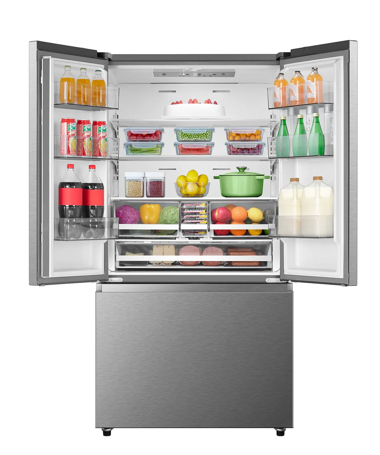 Hisense 22.5 Cu. Ft. Counter-Depth French-Door Refrigerator - RF225A3CSE - Image 6
