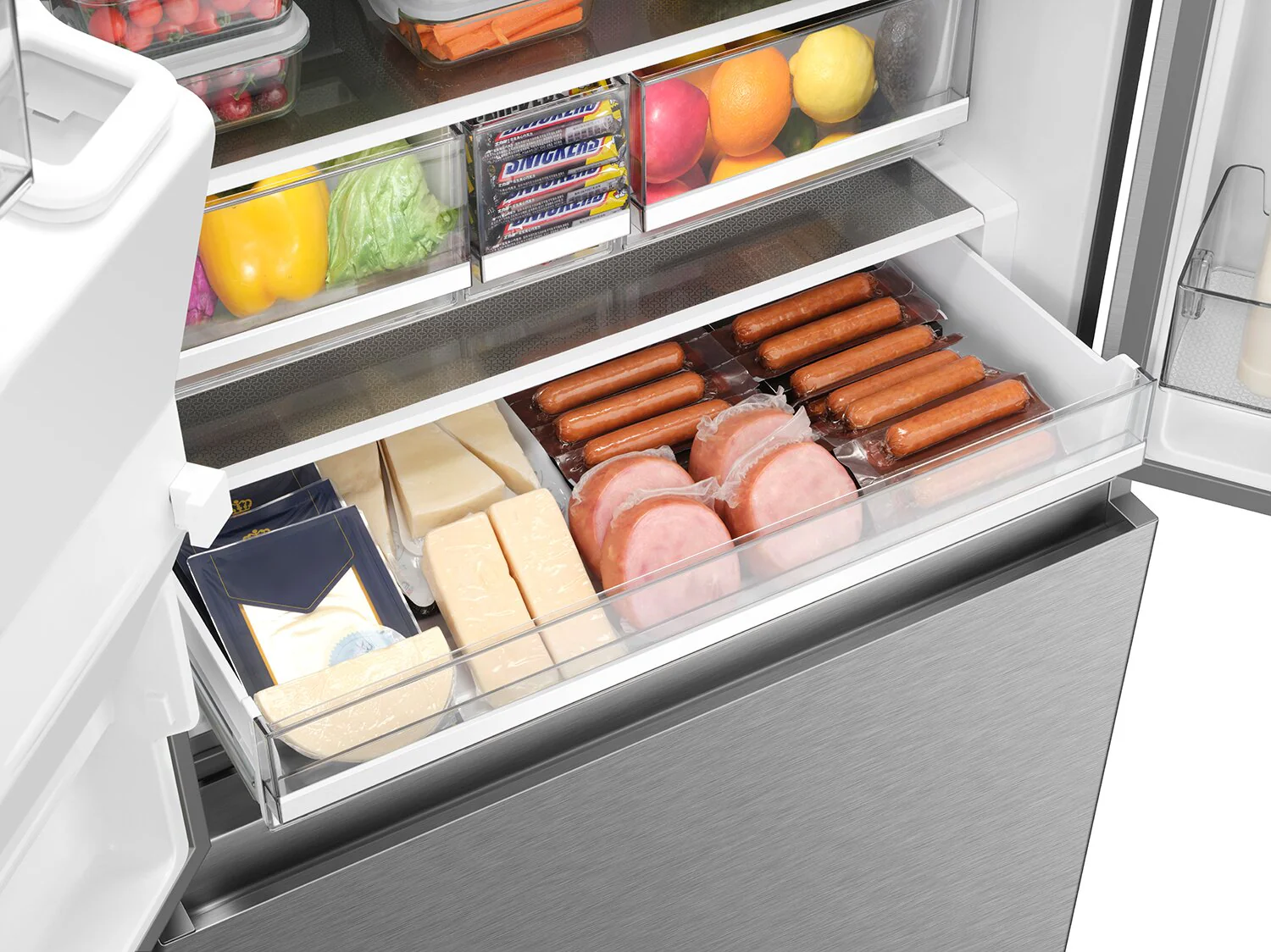Hisense 22.5 Cu. Ft. Counter-Depth French-Door Refrigerator - RF225A3CSE - Image 7