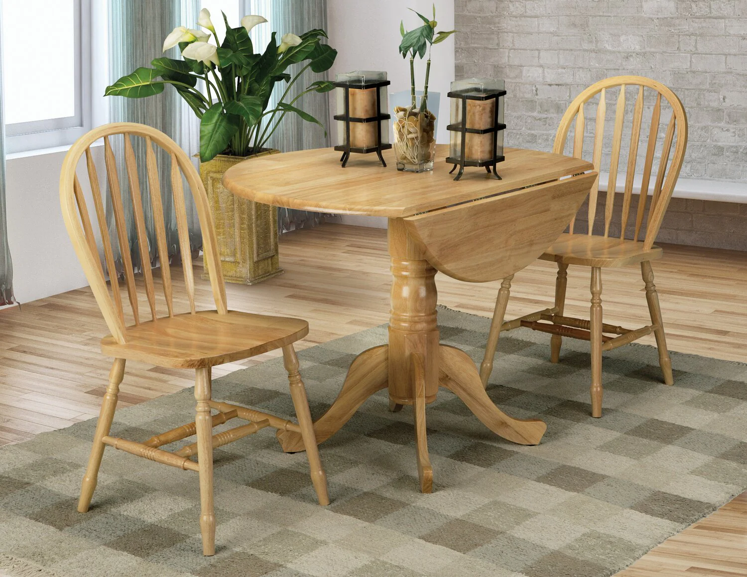 Holland 3-Piece Dining Set - Natural - Image 3