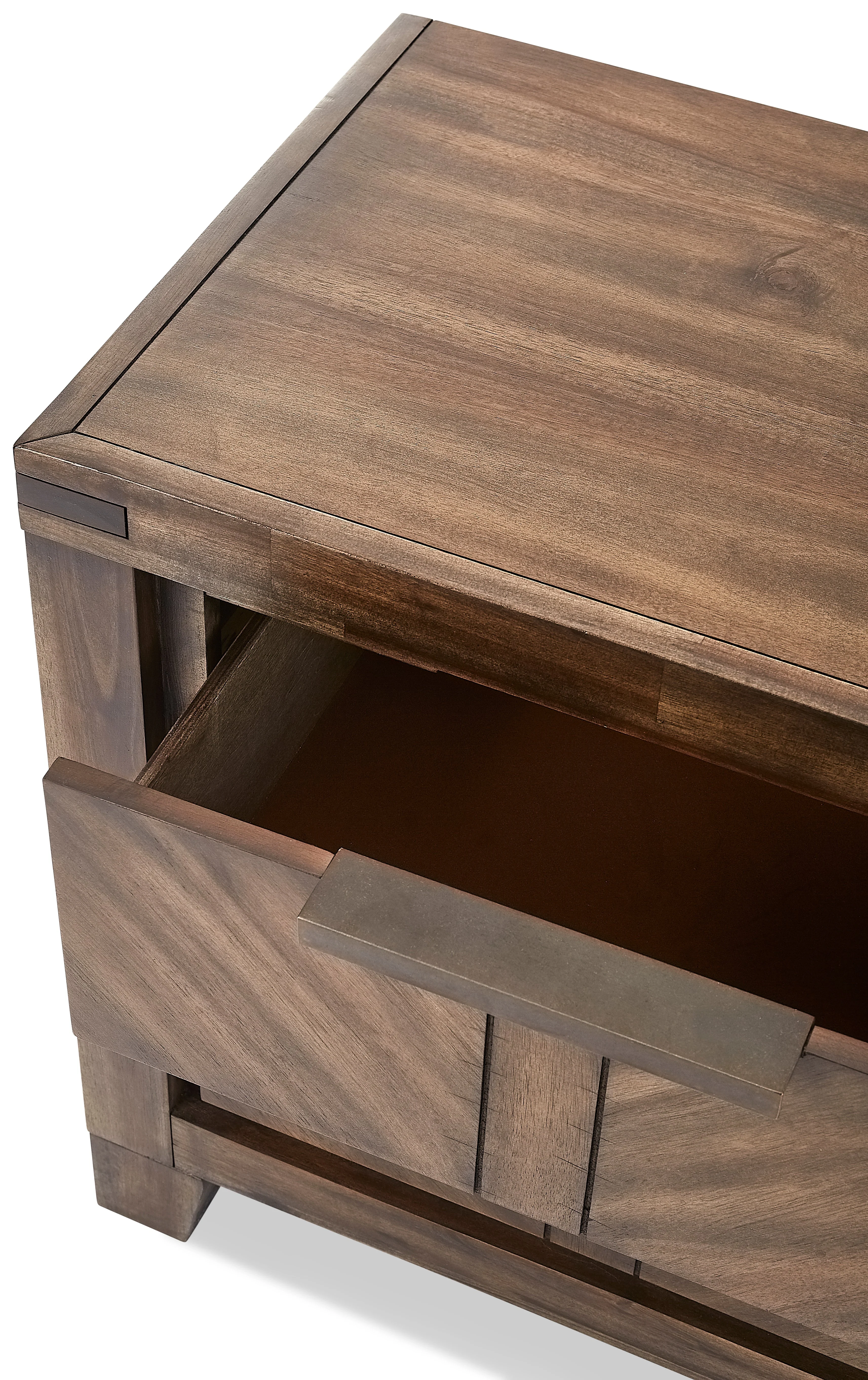 Holloway Night Table - Brown Cherry - Image 5