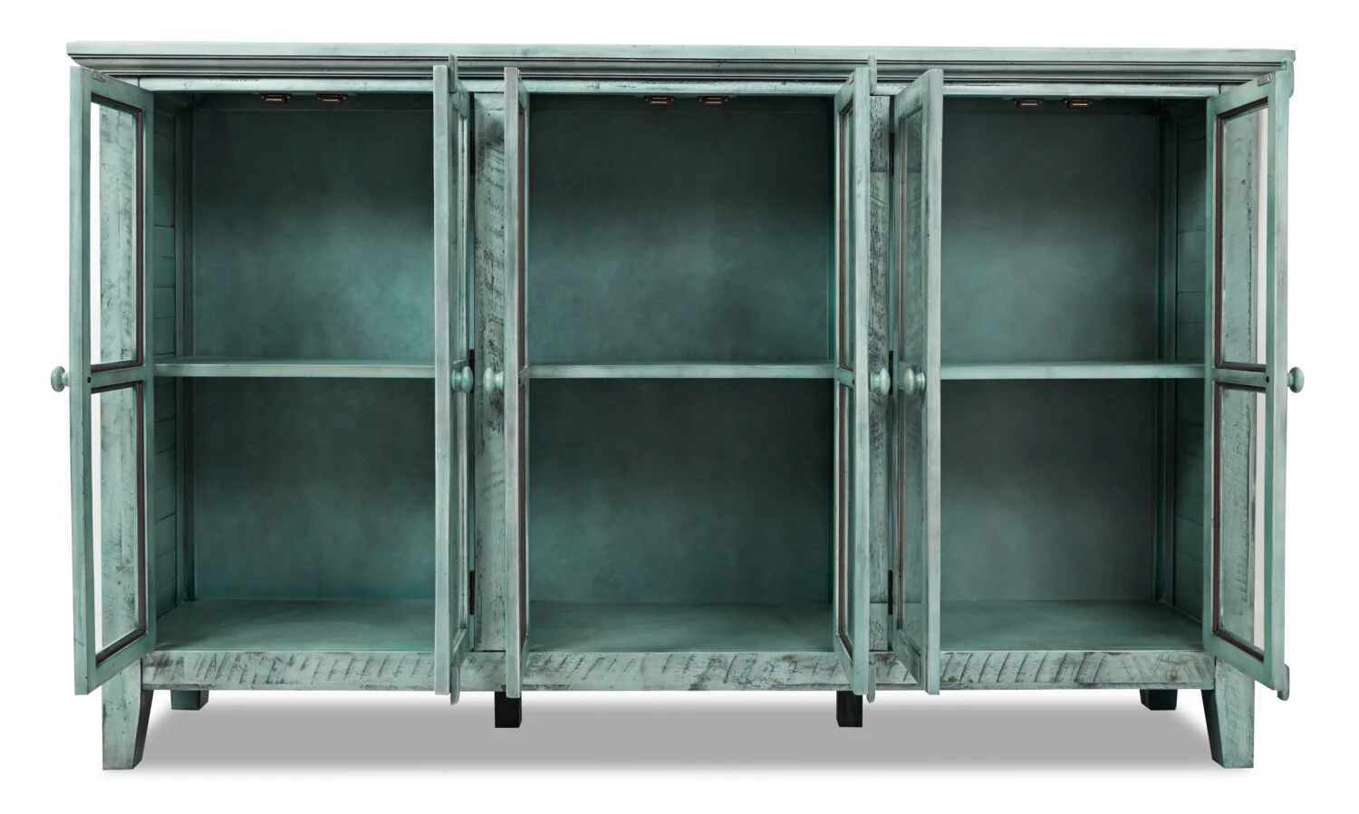 Inverness Large Accent Cabinet - Blue - Image 3