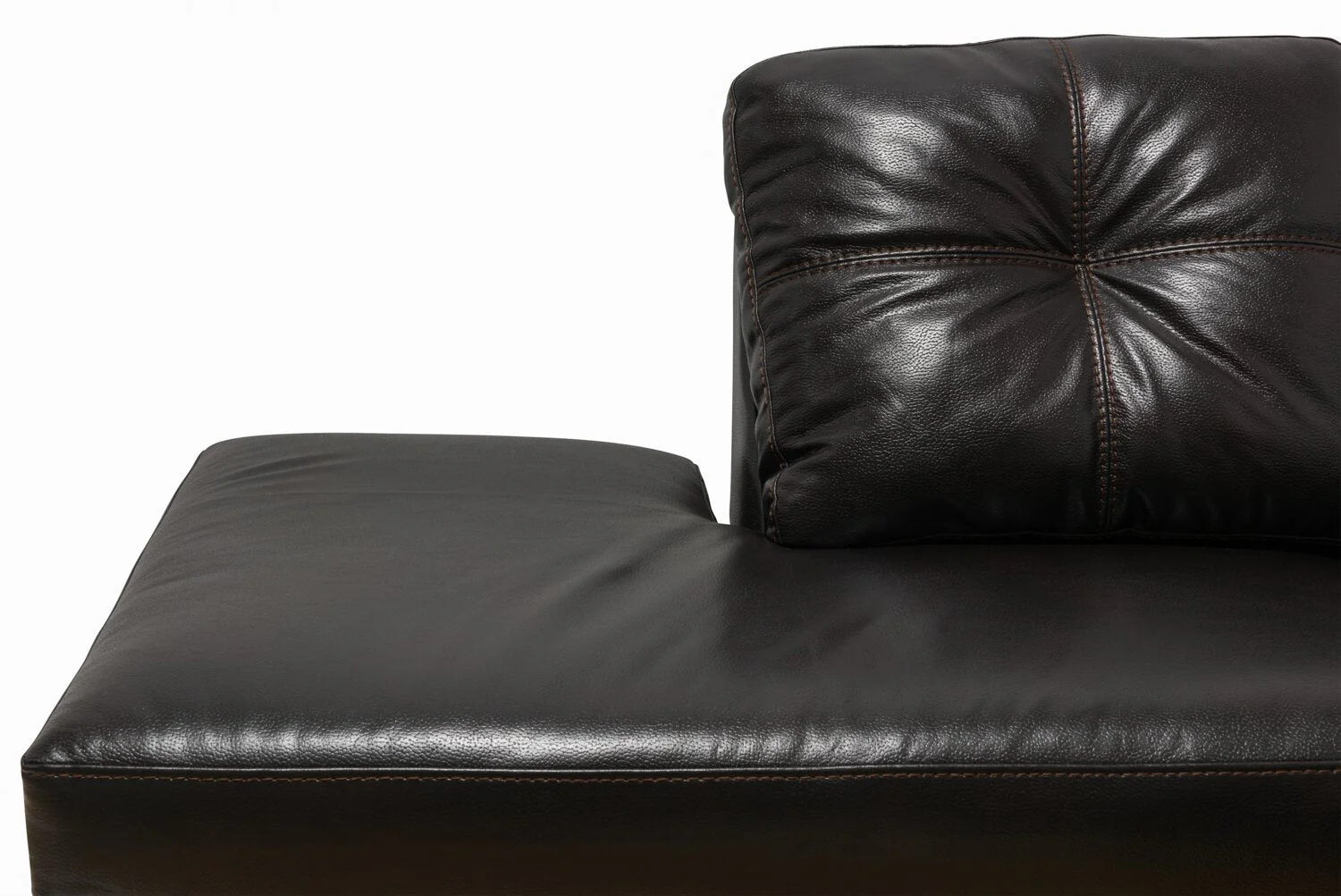 Irene 2-Piece Leath-Aire Left-Facing Sectional - Blackberry - Image 4