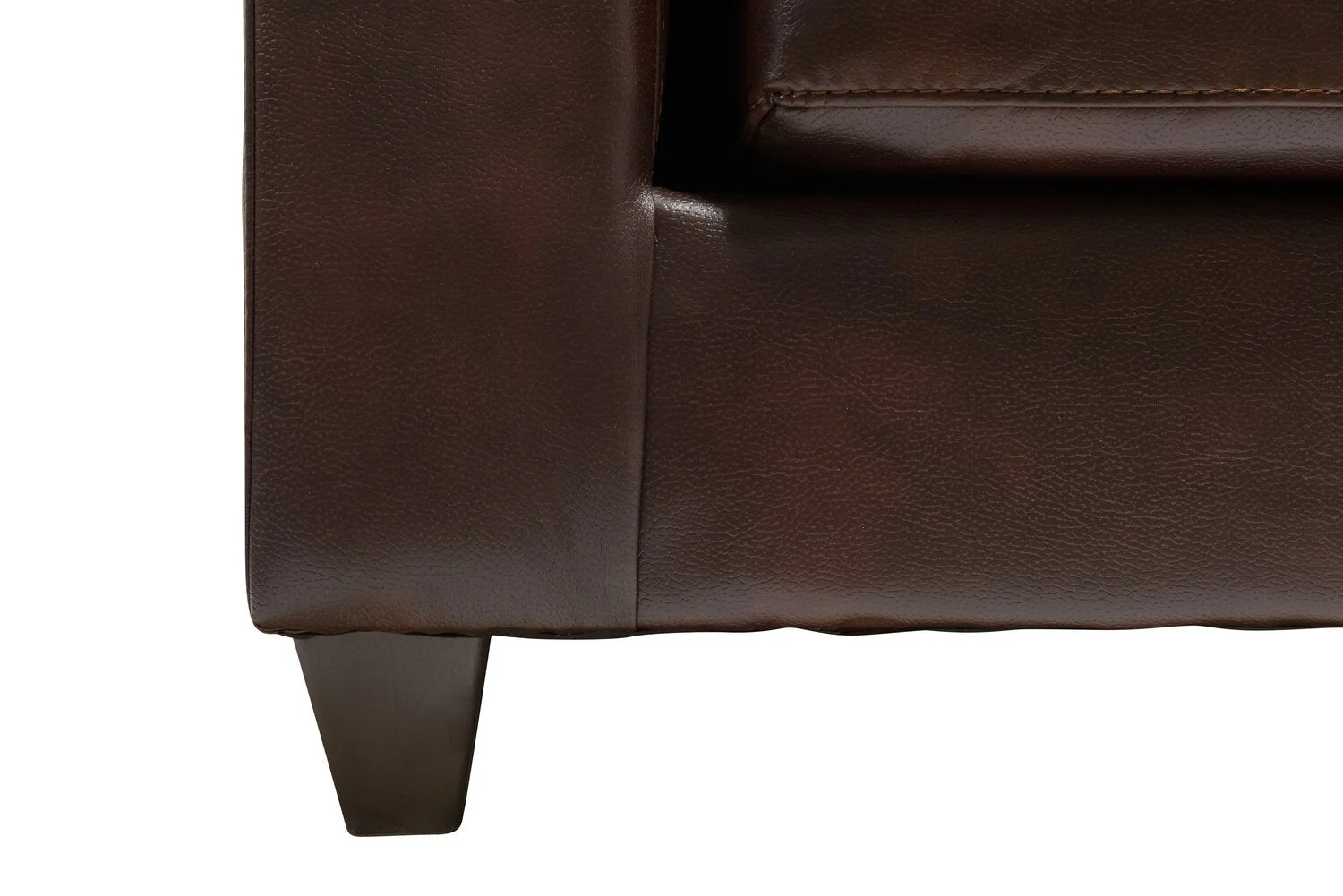 Irene 2-Piece Leath-Aire Right-Facing Sectional - Brown - Image 6