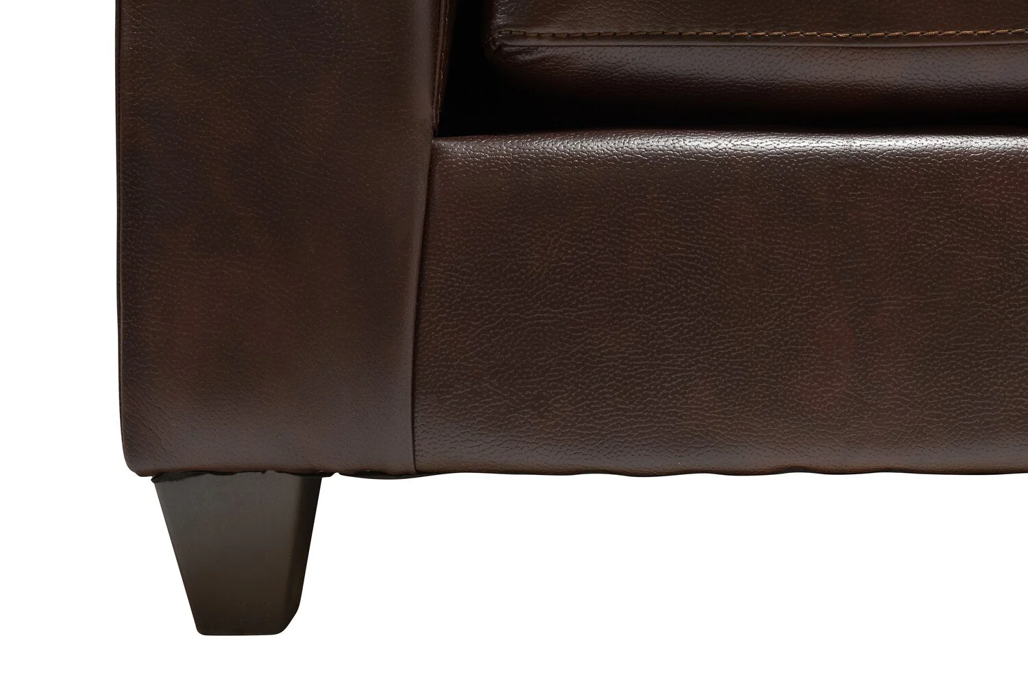 Irene Leath-Aire Chair - Brown - Image 4