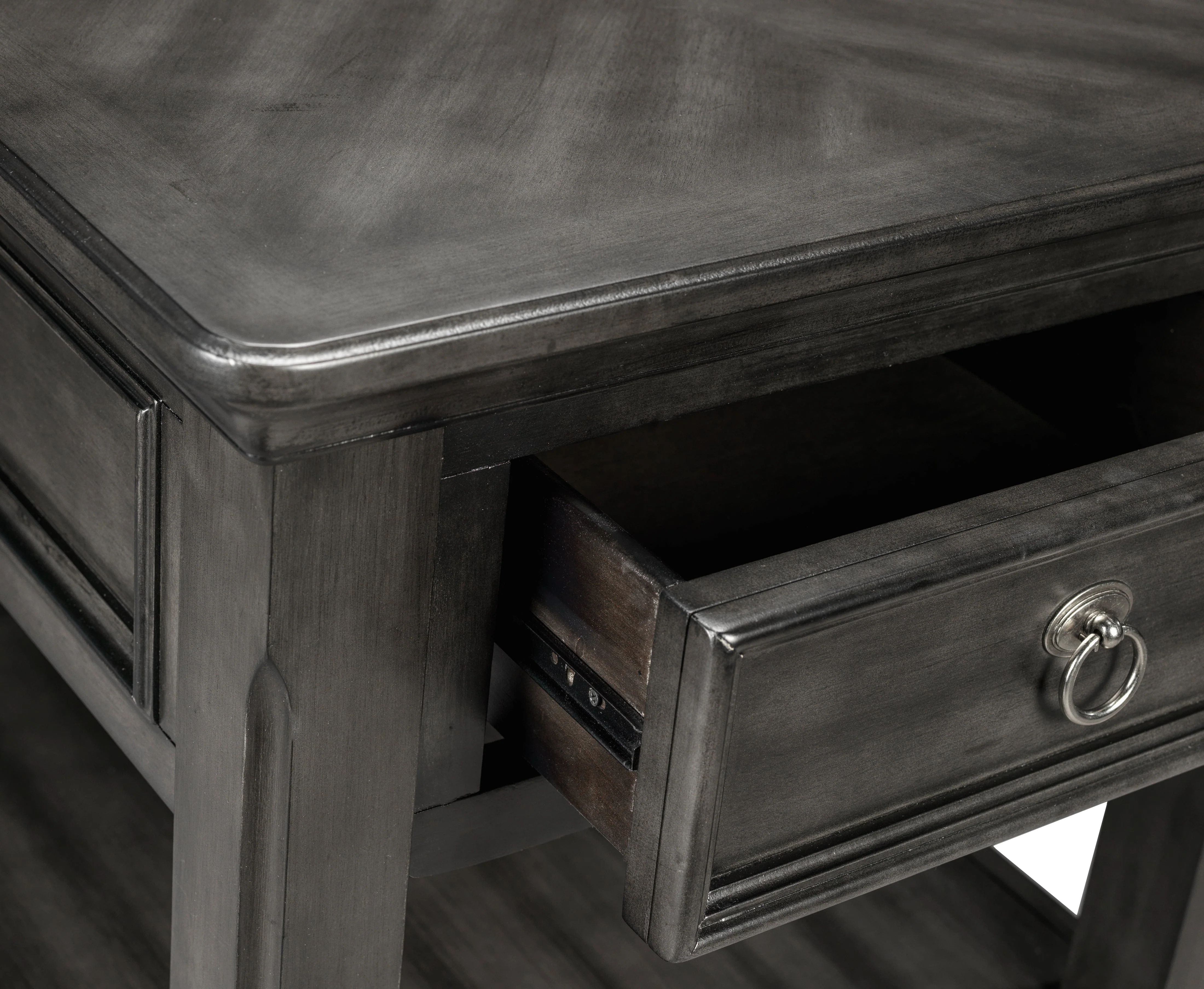 Isaias End Table - Grey - Image 4