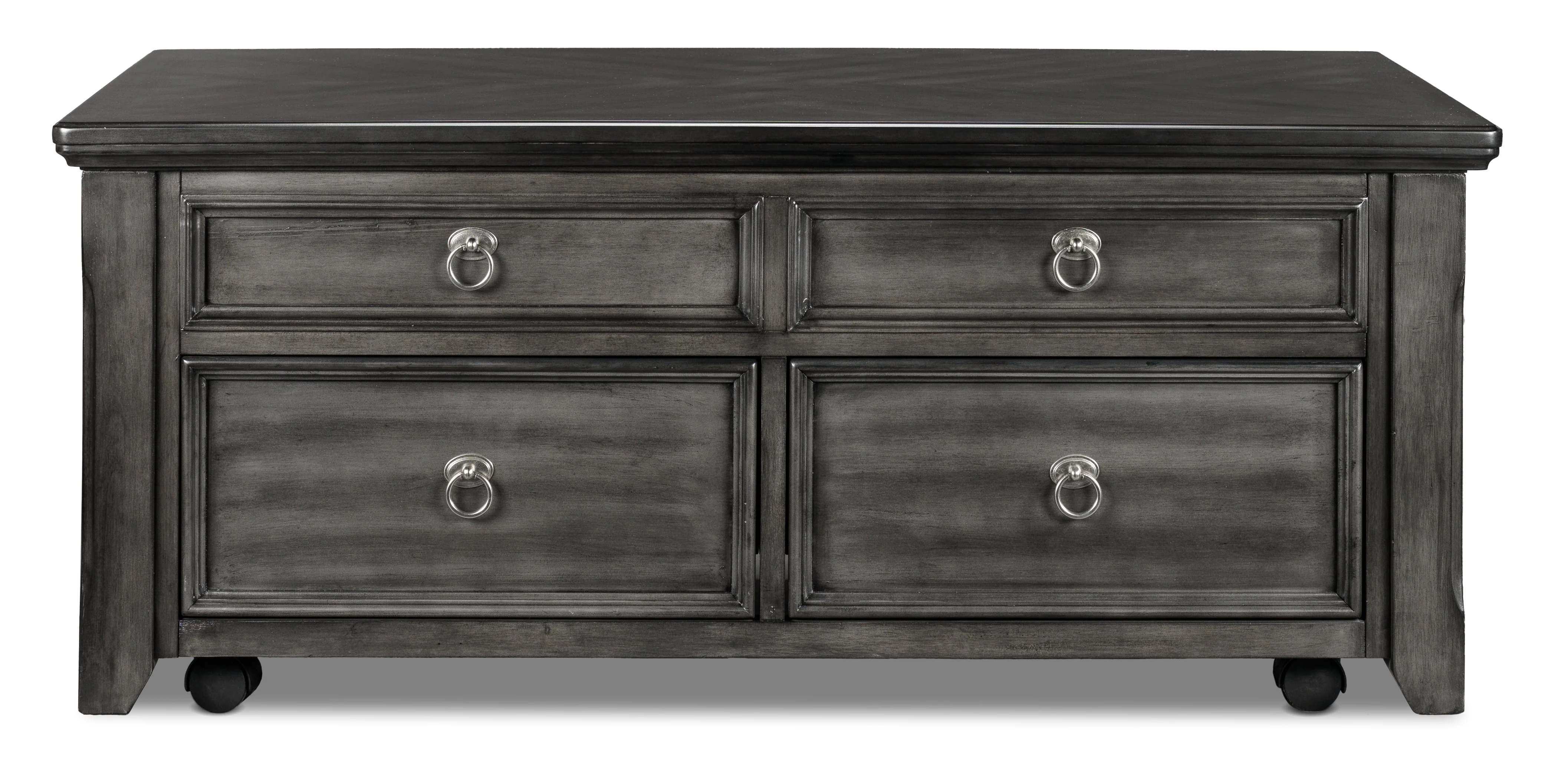 Isaias Lift-Top Coffee Table - Grey - Image 2
