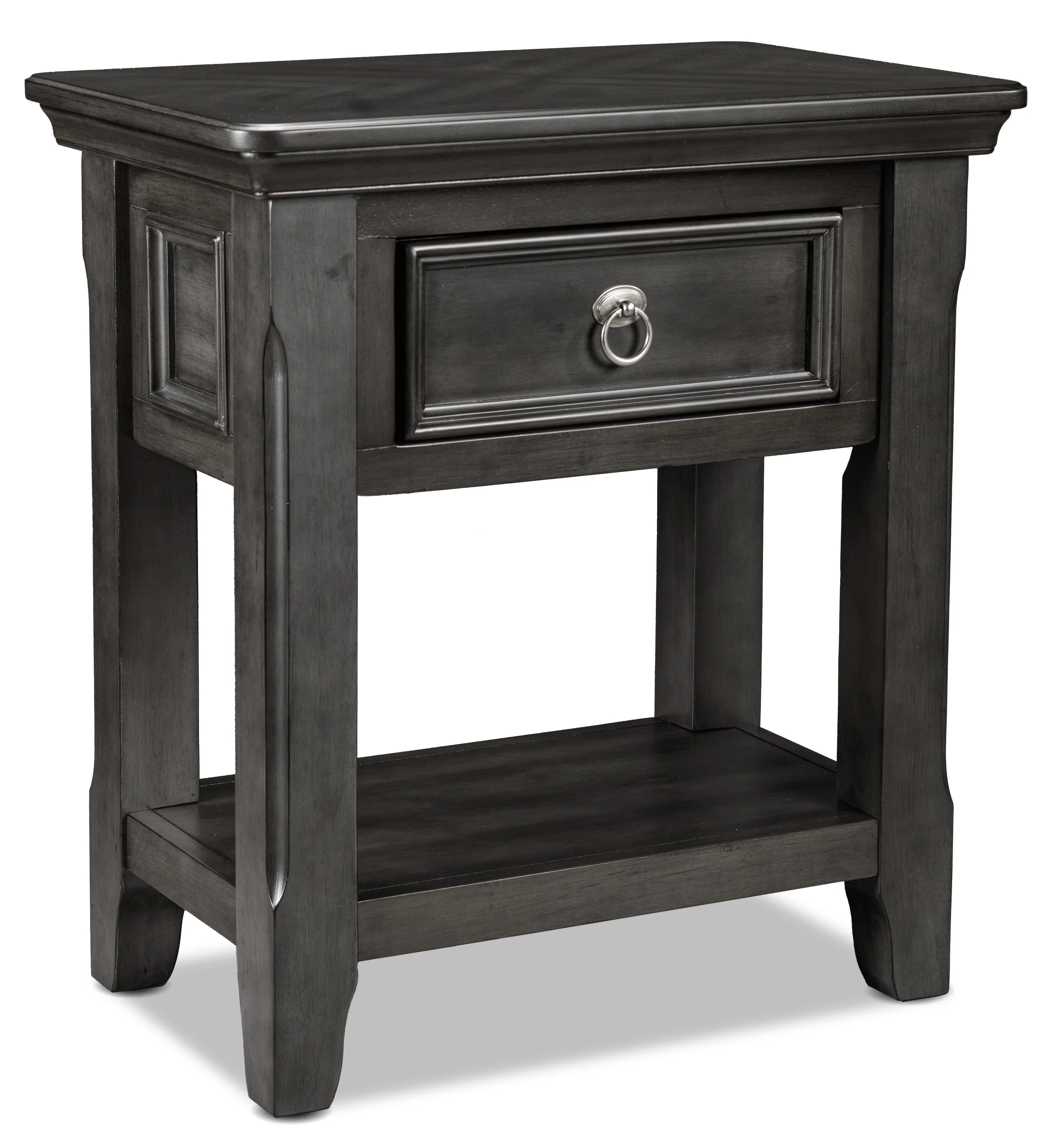 Isaias Side Table - Grey - Image 2