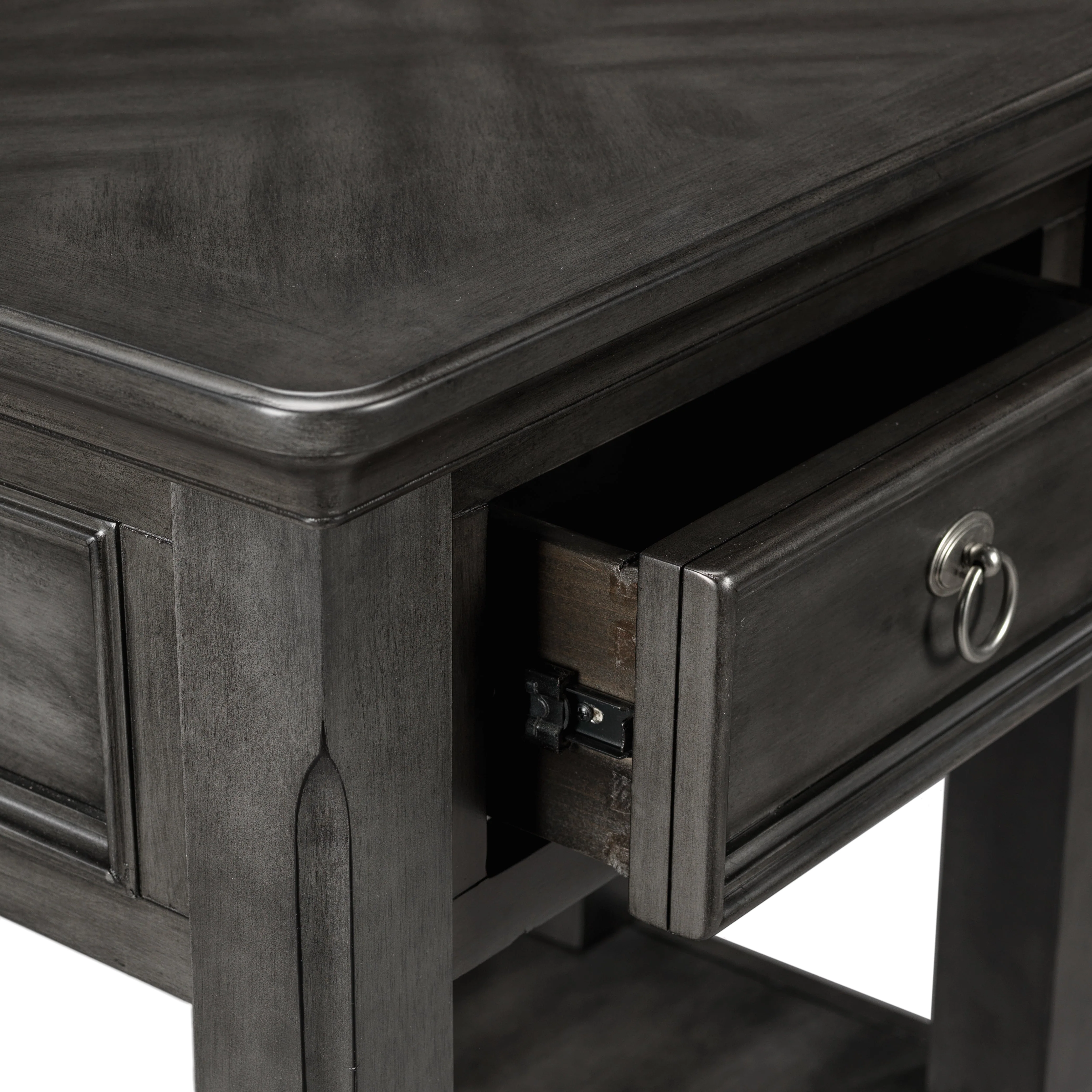 Isaias Side Table - Grey - Image 4