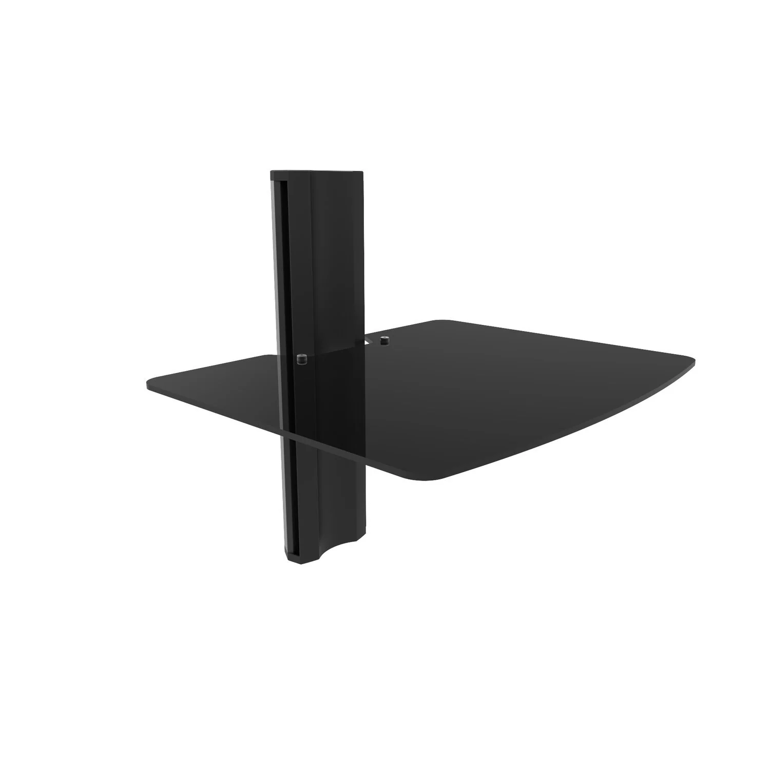 Kanto AVT1 Audio/Video Wall Mounted Height Adjustable Shelf, 1 Shelf